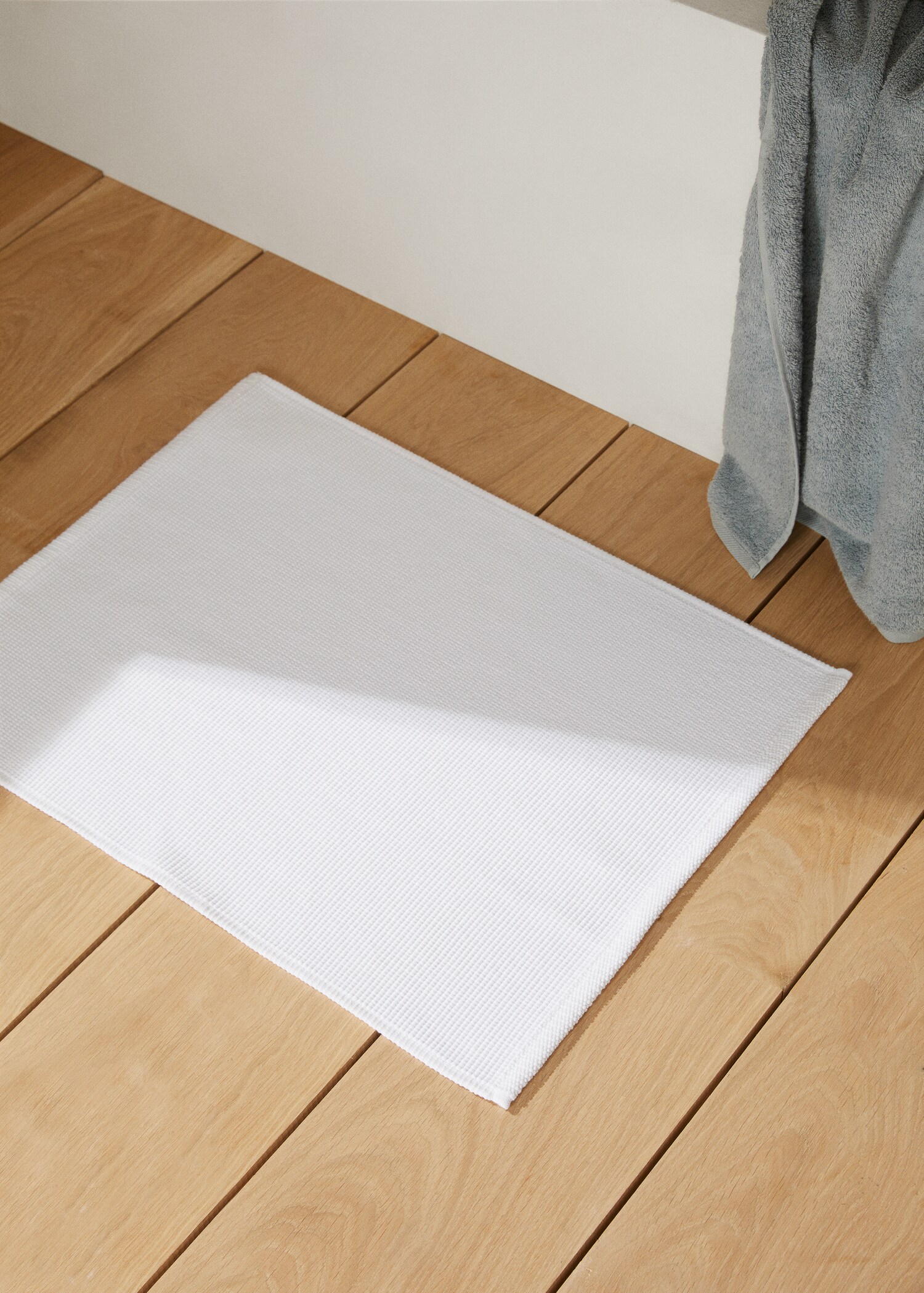 Badmat badstof 50x70 cm - Overzichtstekening