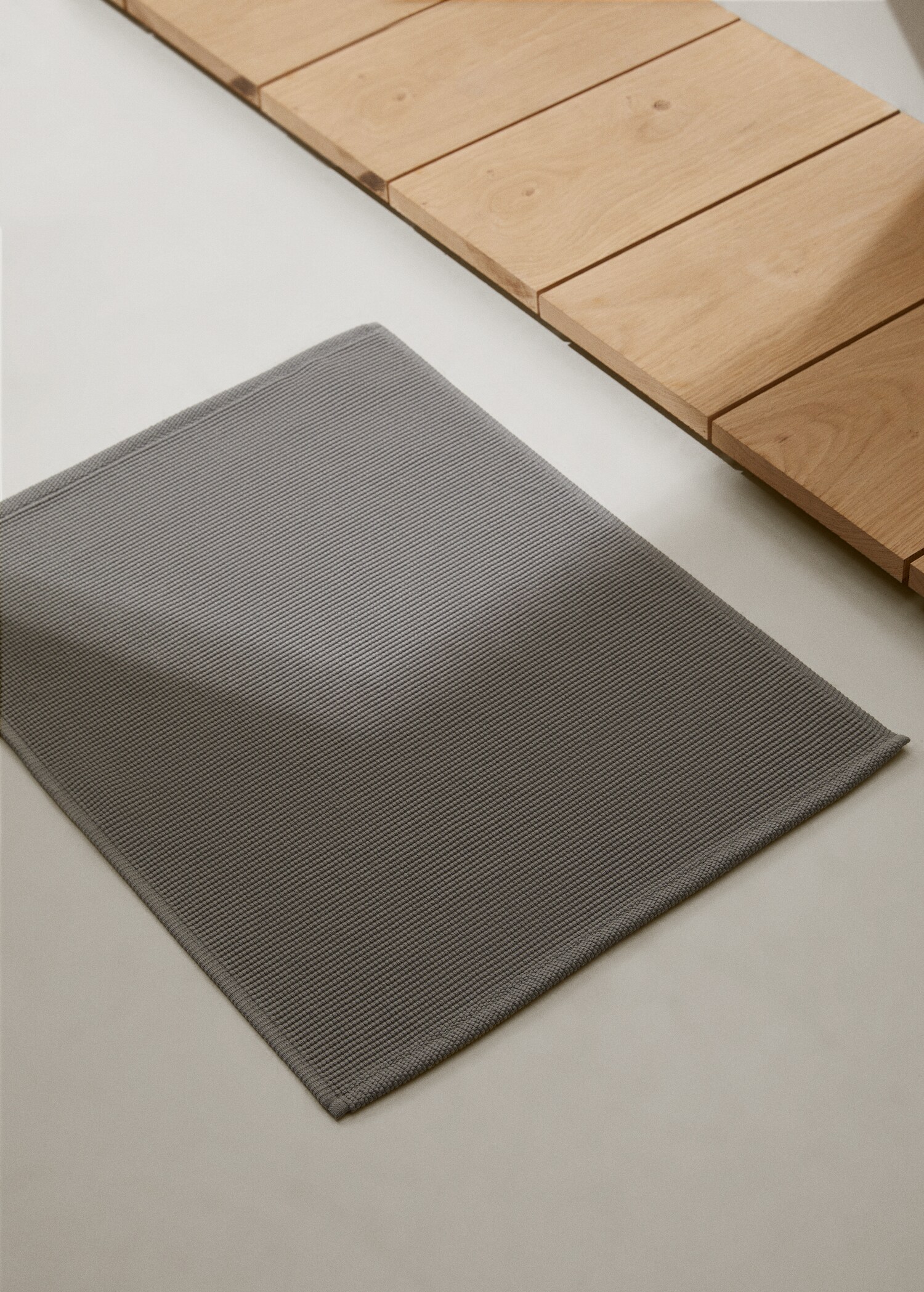 Badmat badstof 50x70 cm - Overzichtstekening