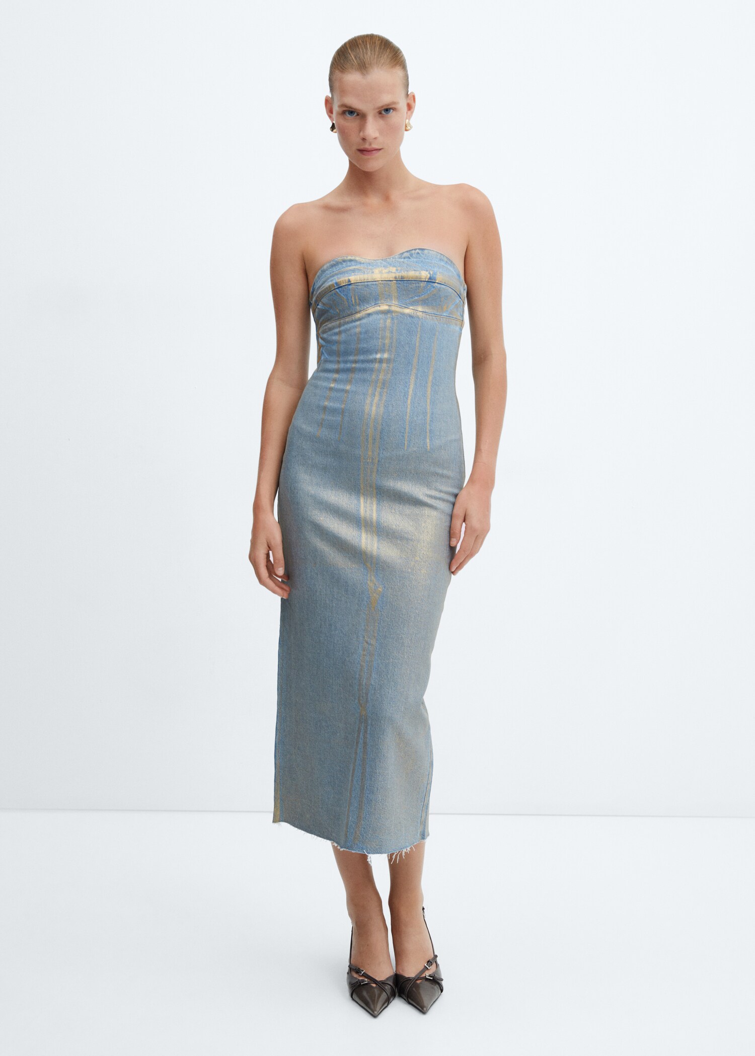 Robe en jean foil - Plan général