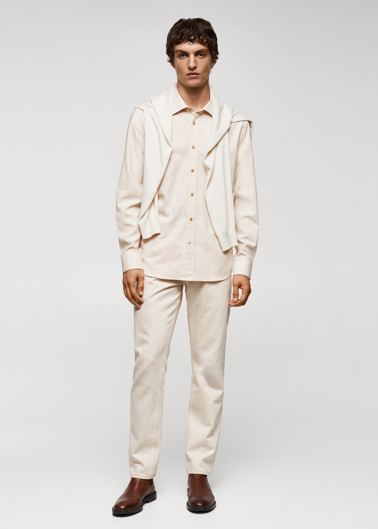 100% cotton fil-a-fil shirt - General plane