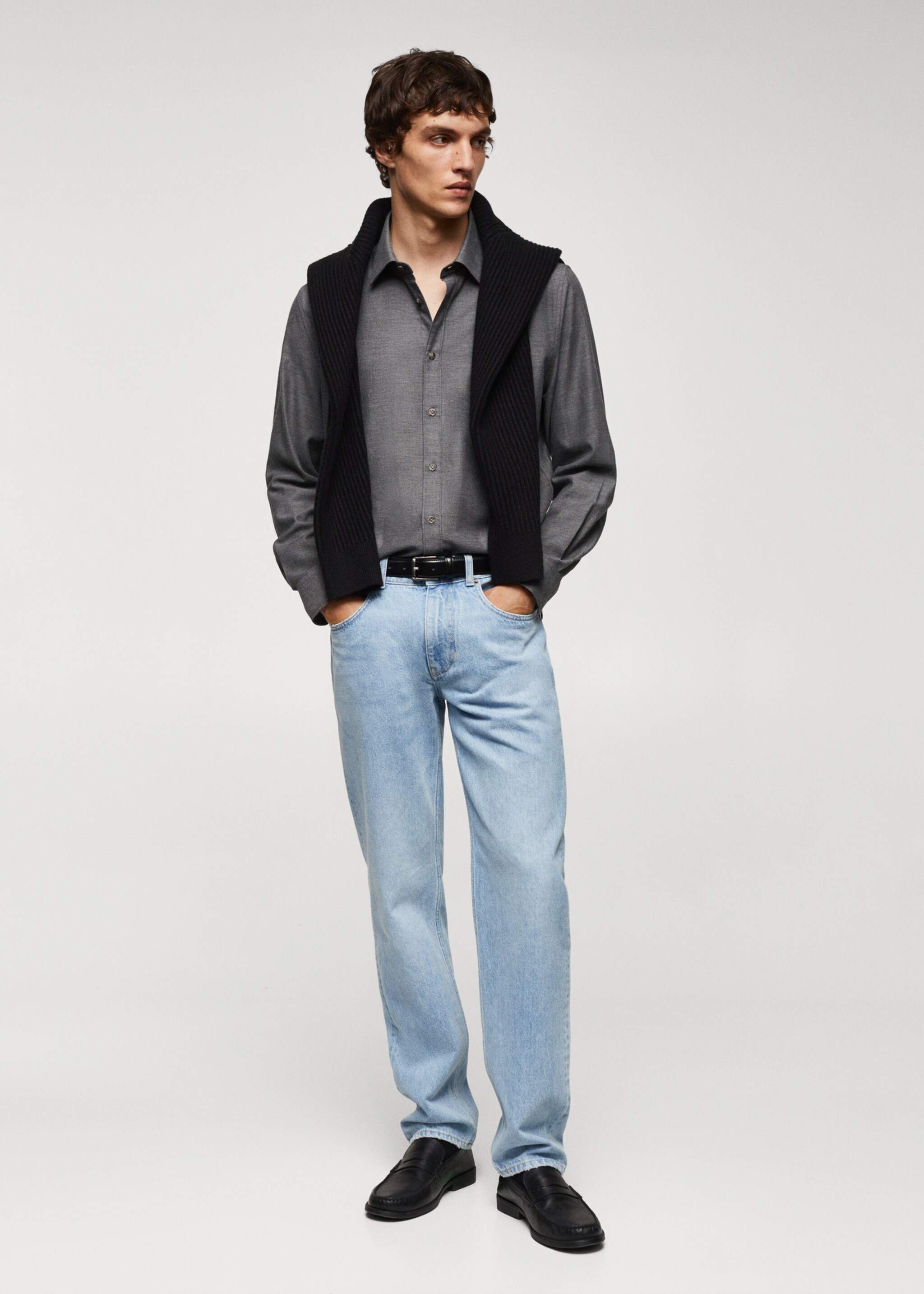 100% cotton fil-a-fil shirt - General plane