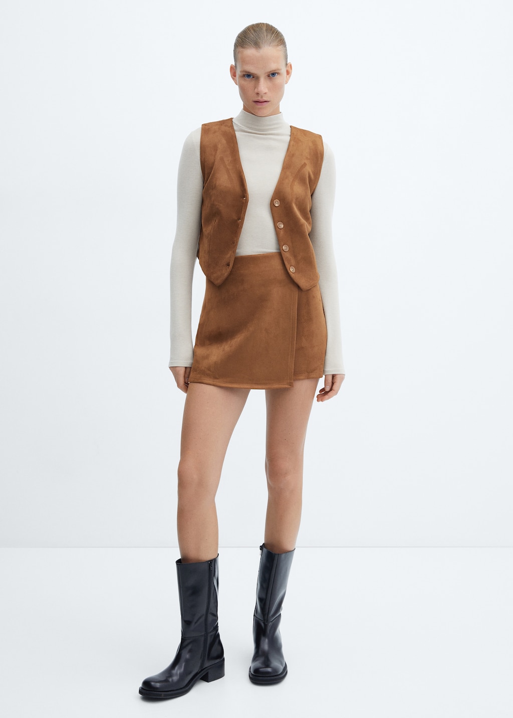 Gilet suedine