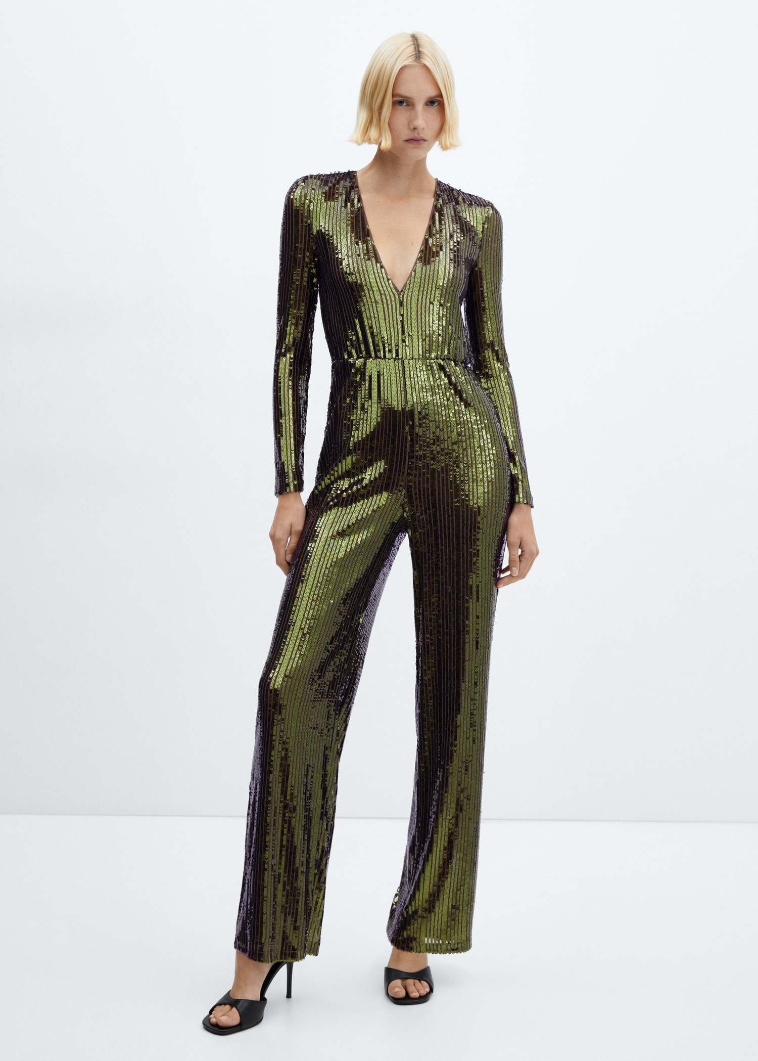 Jumpsuit Mono Fluido Zara Mono De Lentejuelas Zara Jumpsuit Mono