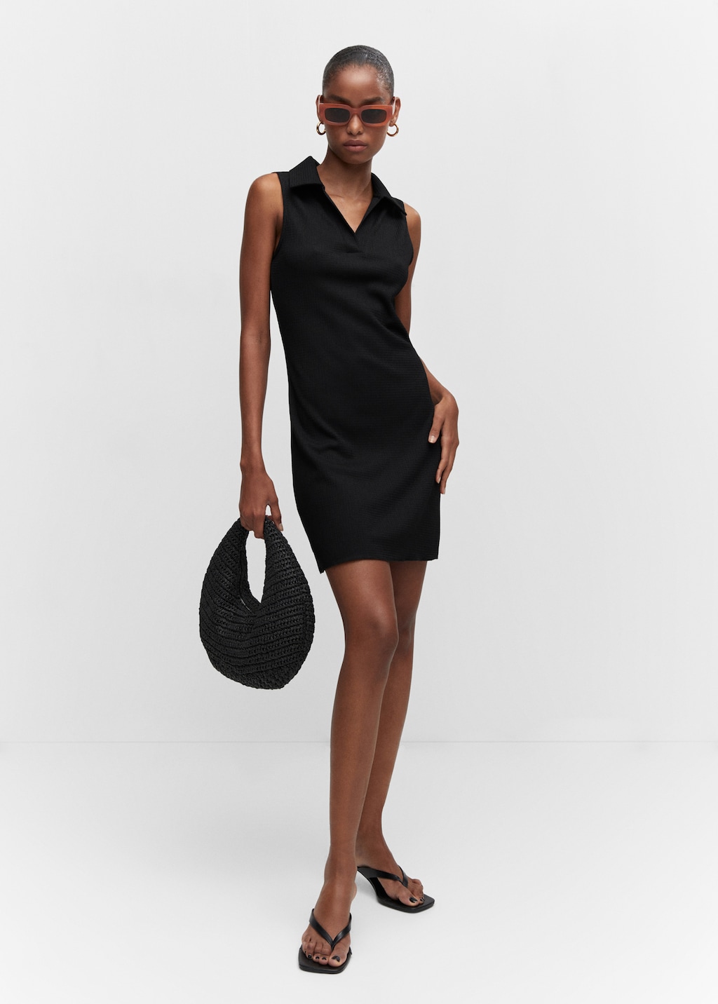 Robe col polo