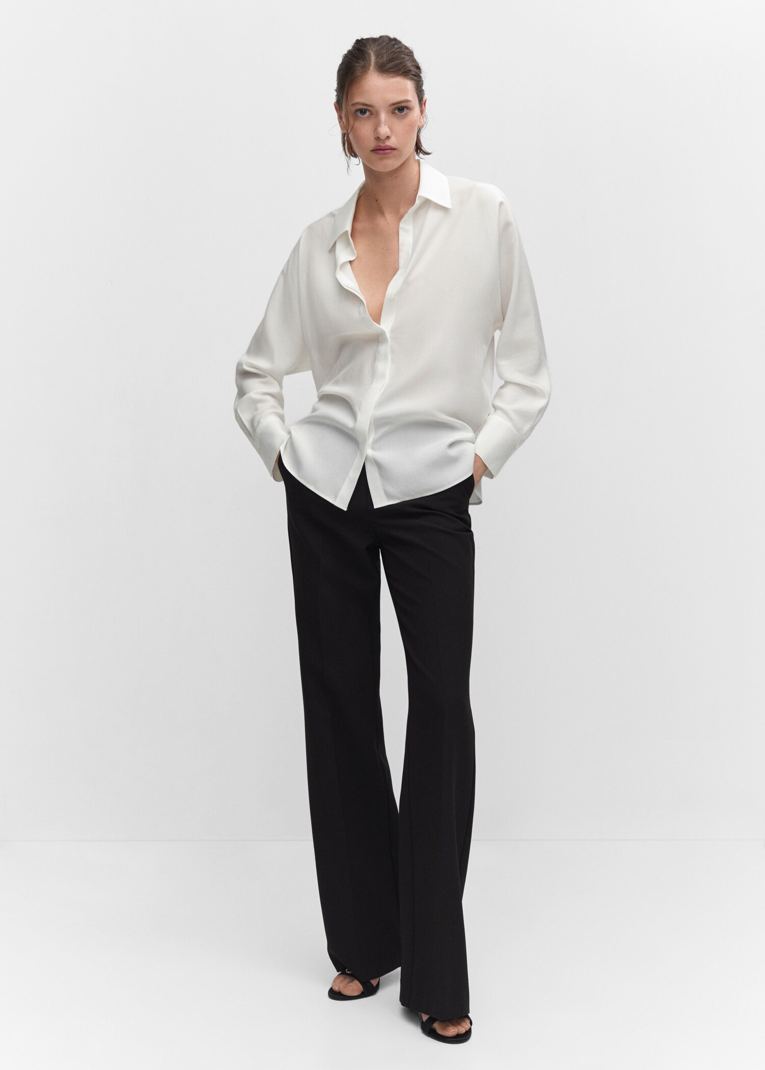 Lyocell fluid shirt - General plane