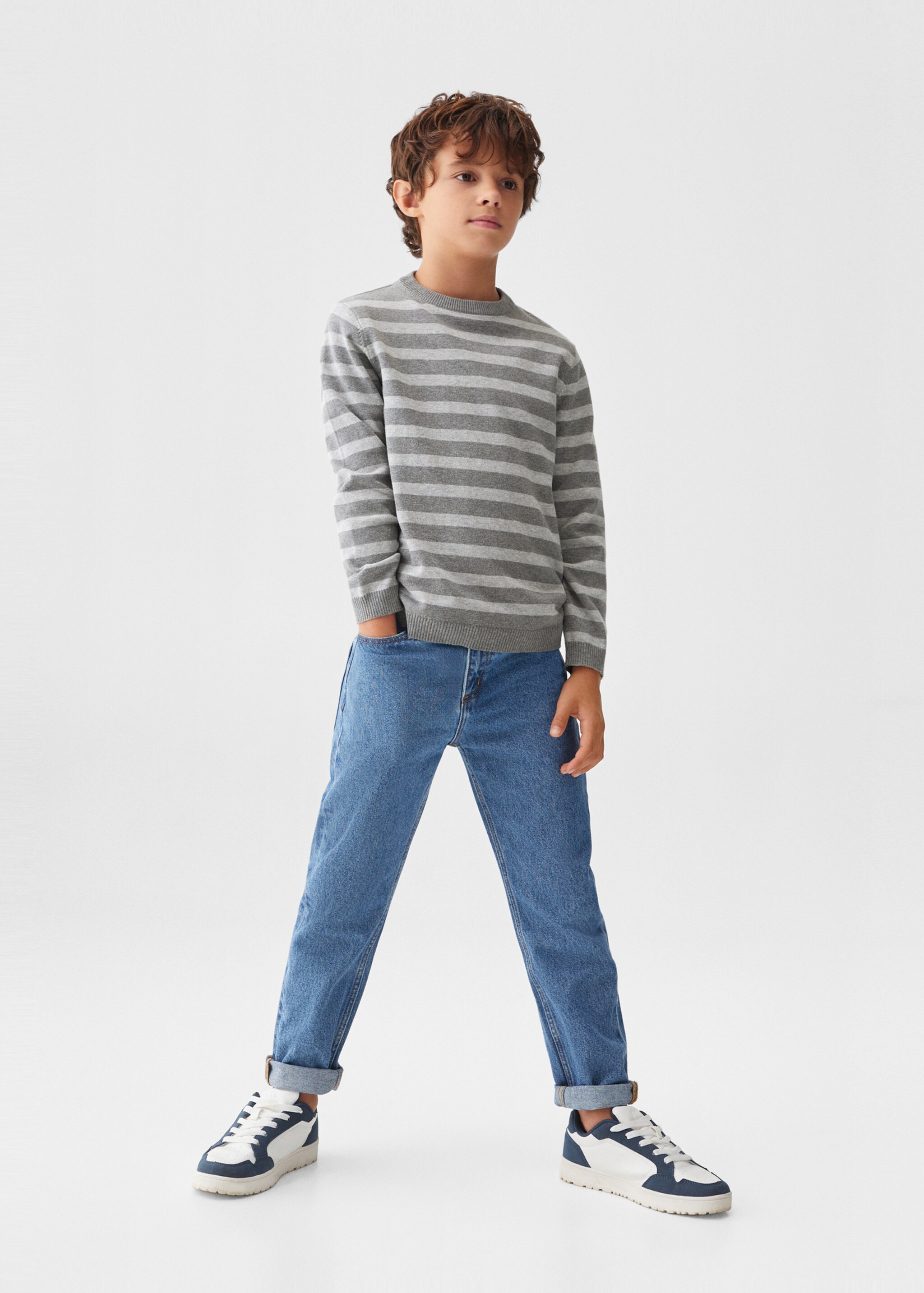 Knit striped sweater - General plane
