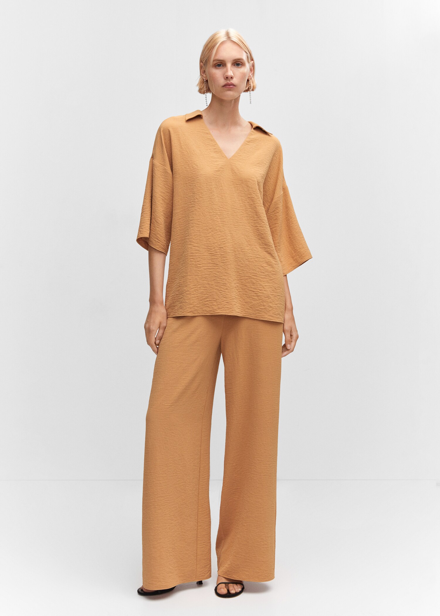 Blouse col chemise - Plan général