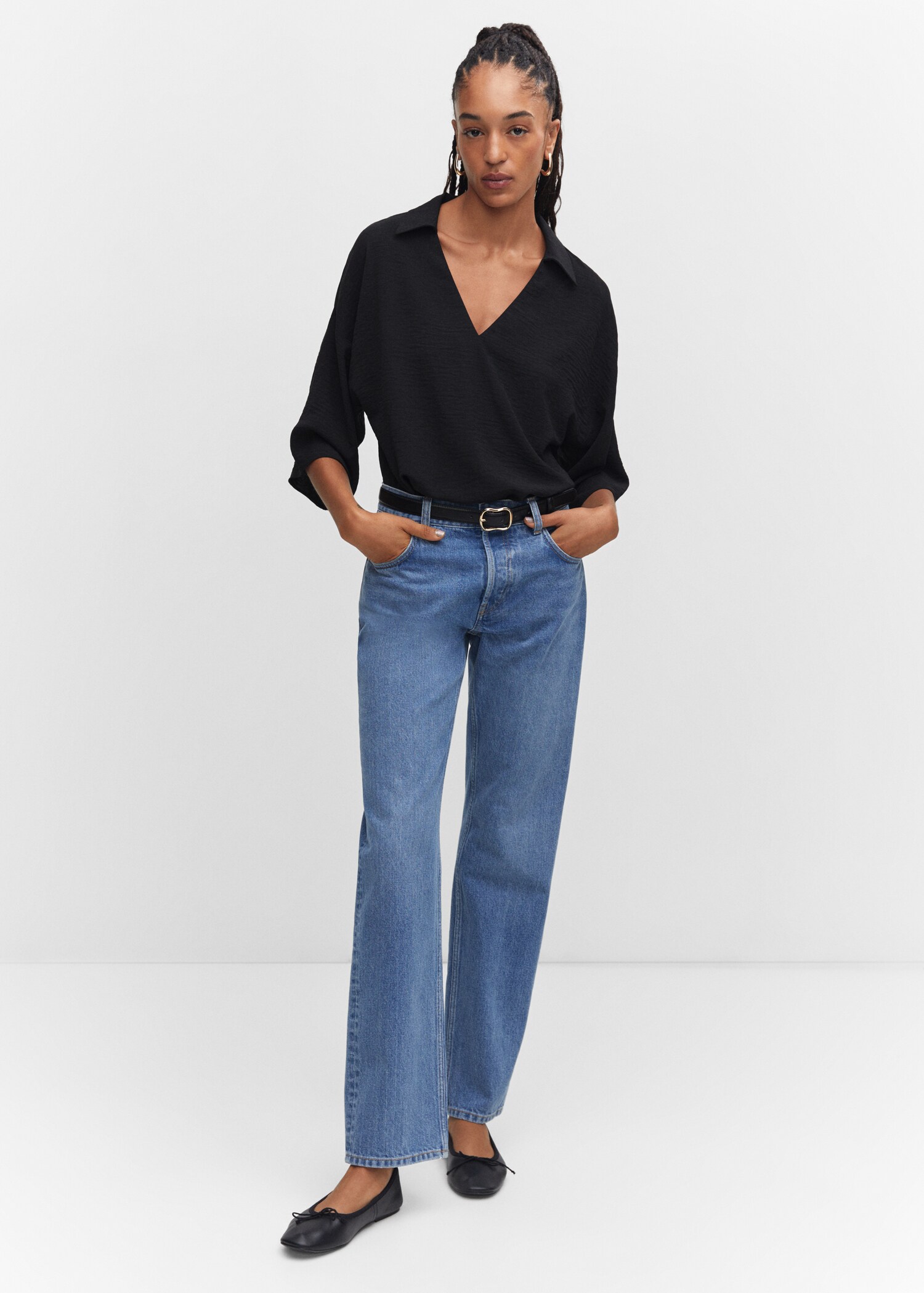 Blouse col chemise - Plan général