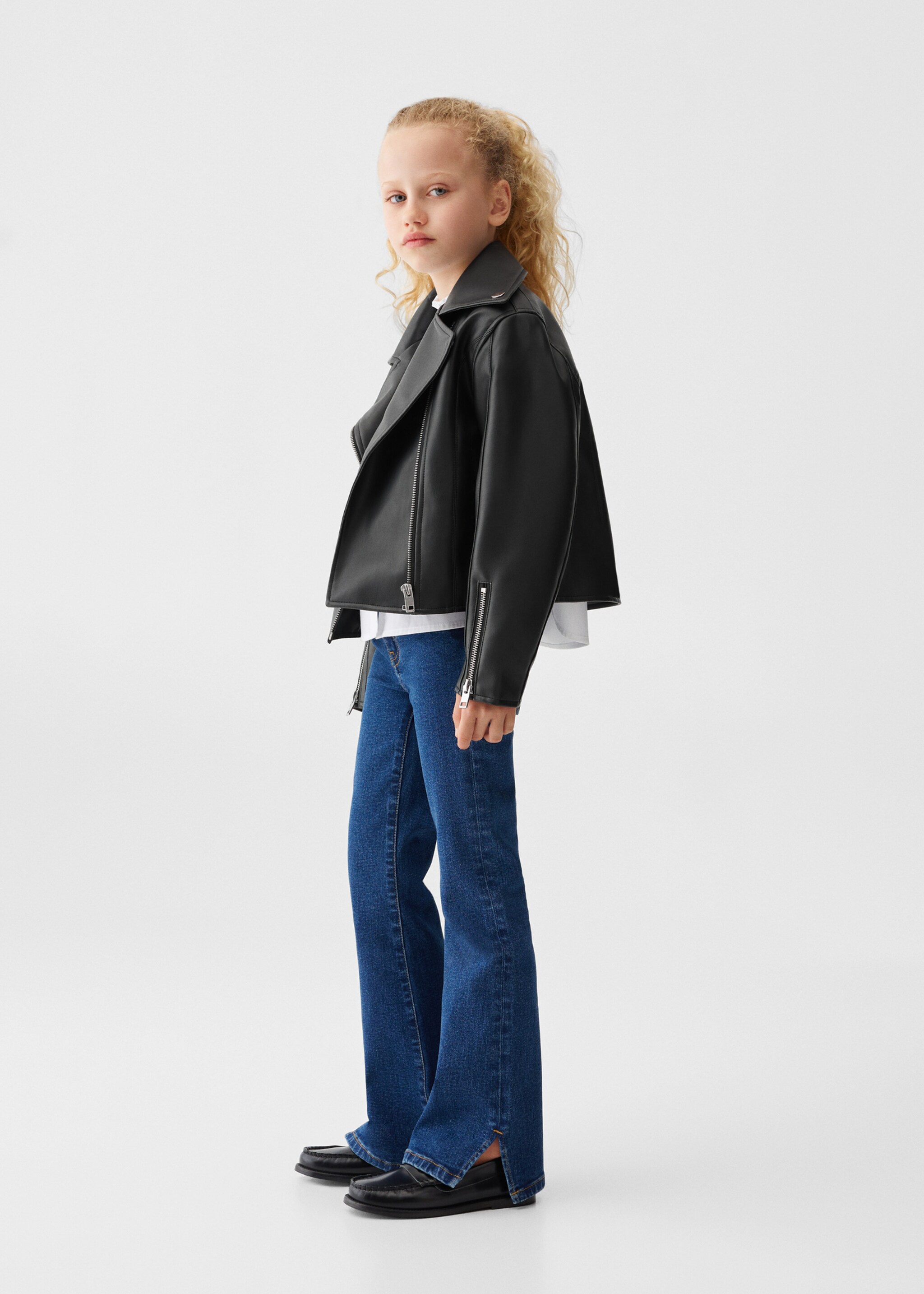 Leather-effect jacket - General plane