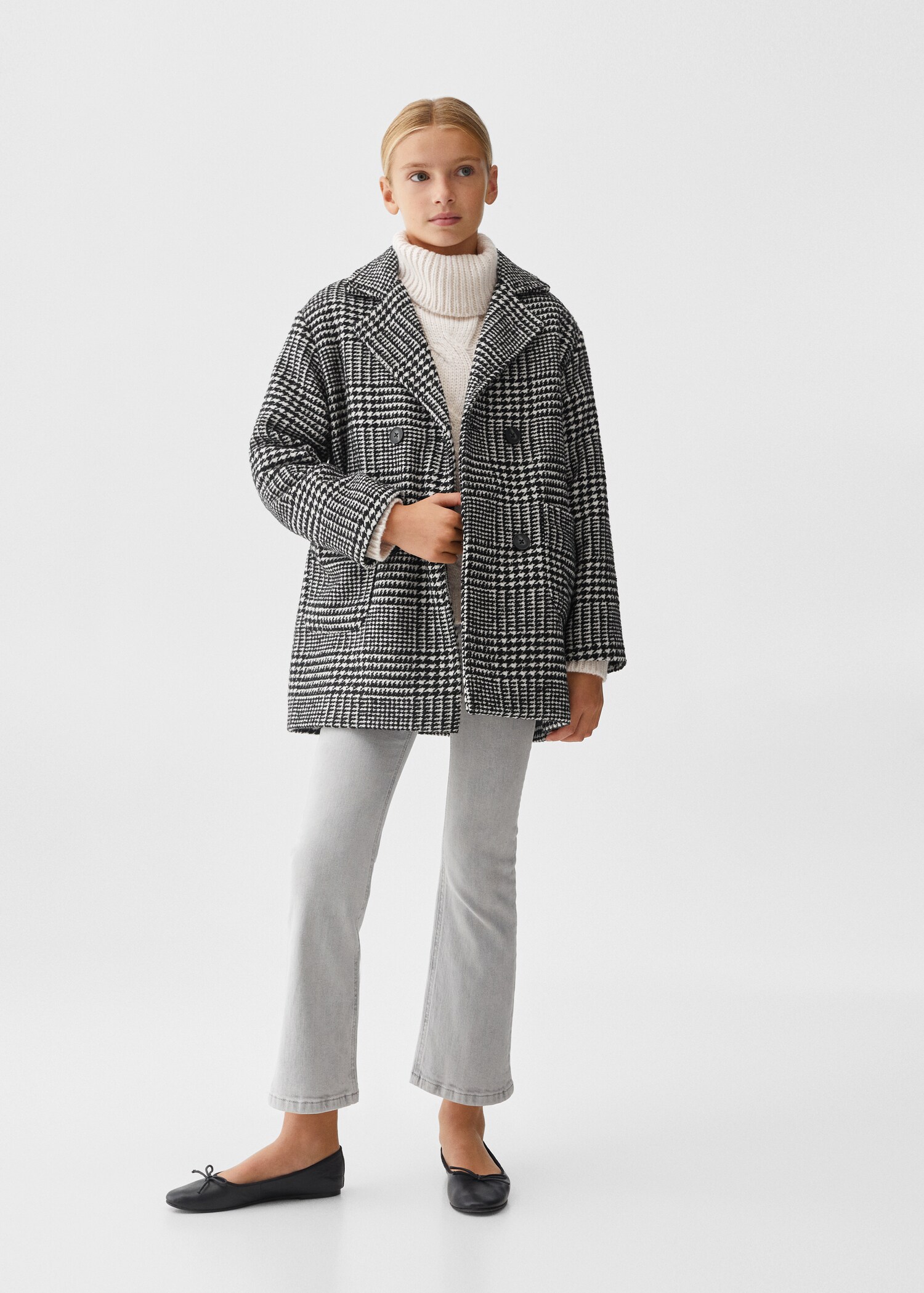 Cappotto revers quadri - Piano generale