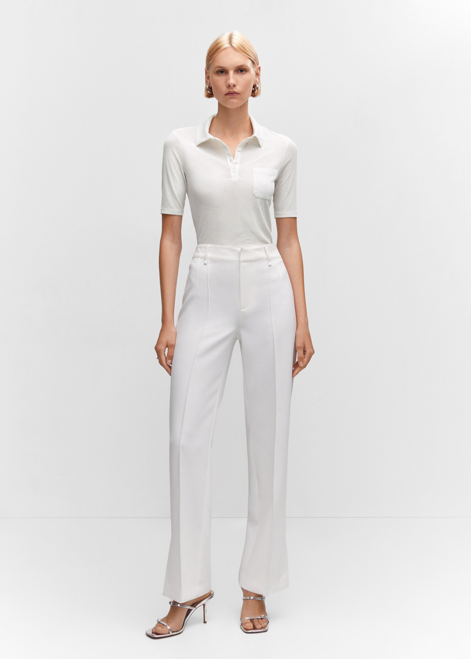 Short-sleeved polo shirt with buttons - General plane