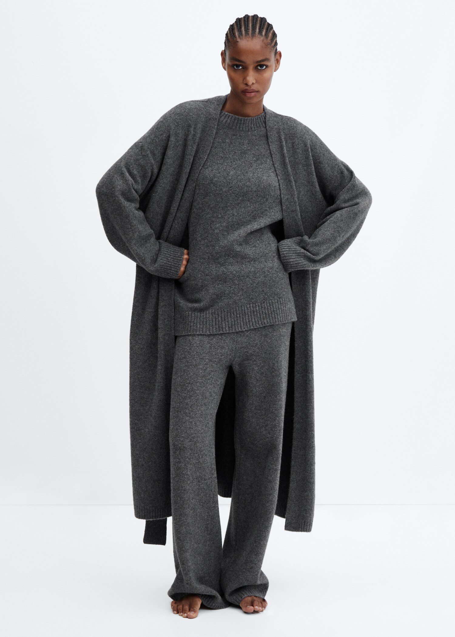 Oversize kötött kardigán - Általános sík