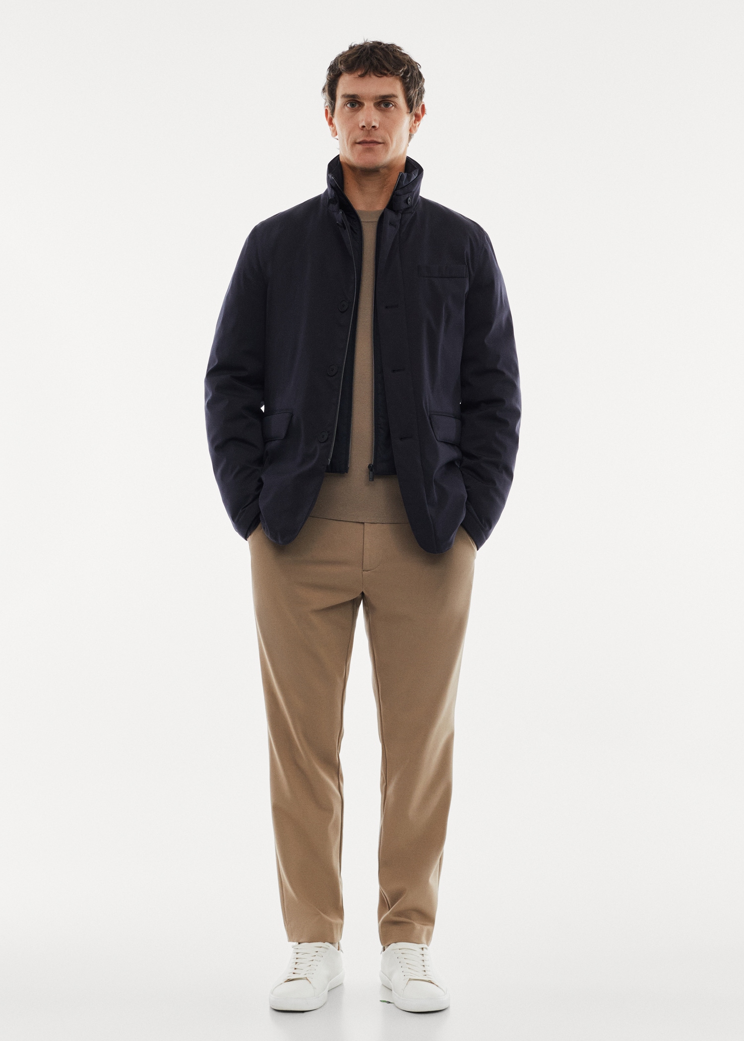 Wasserabweisende Jacke mit Daunenfüllung - Allgemeine Ansicht