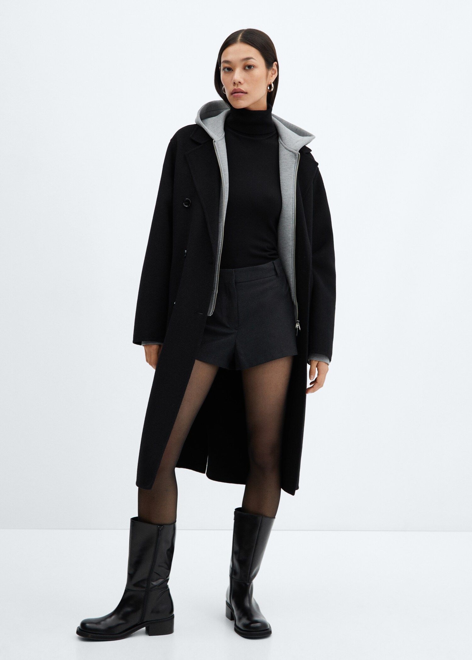 Cappotto lana handmade oversize - Piano generale
