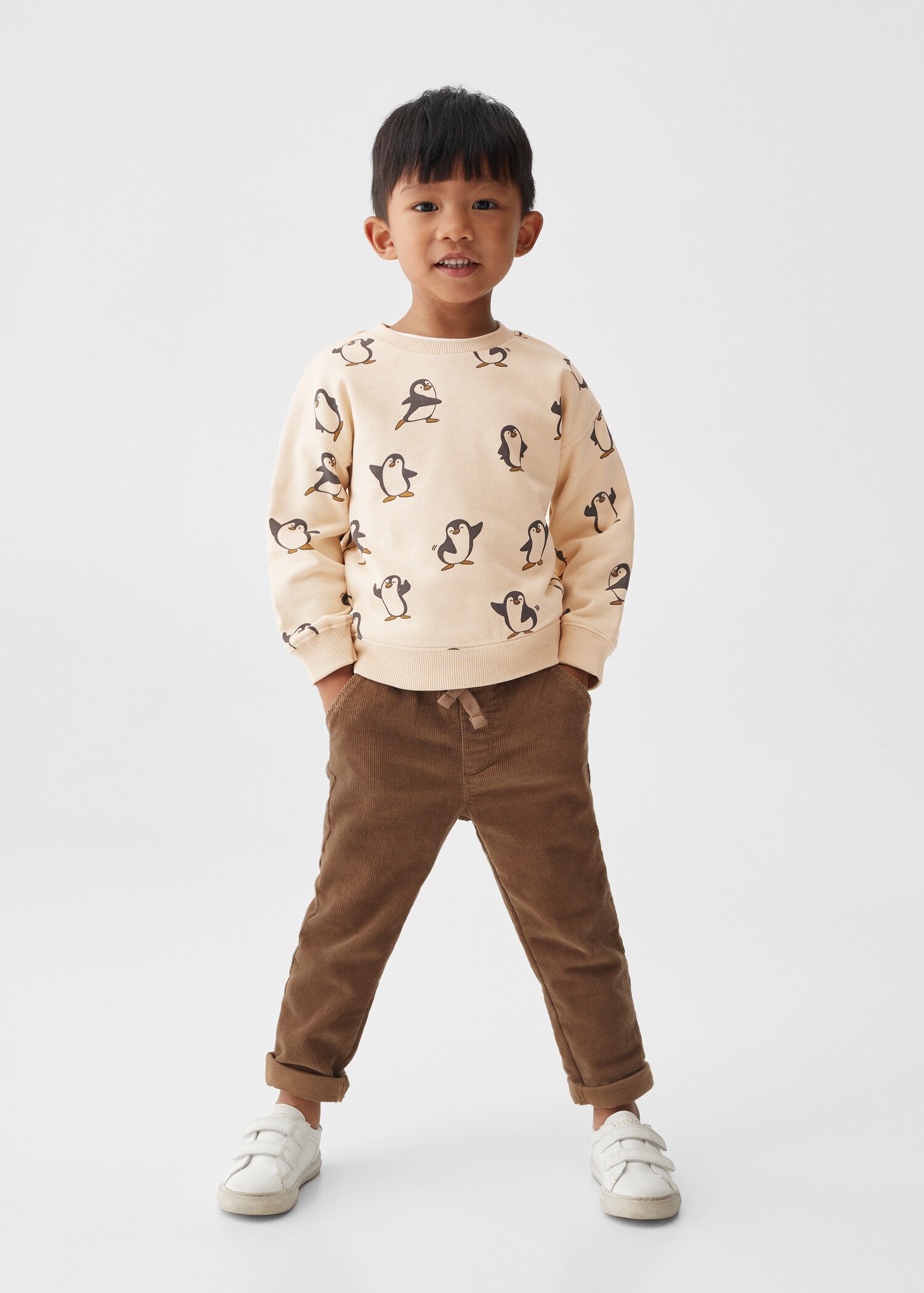 Sudadera algodón perchado - Plano general