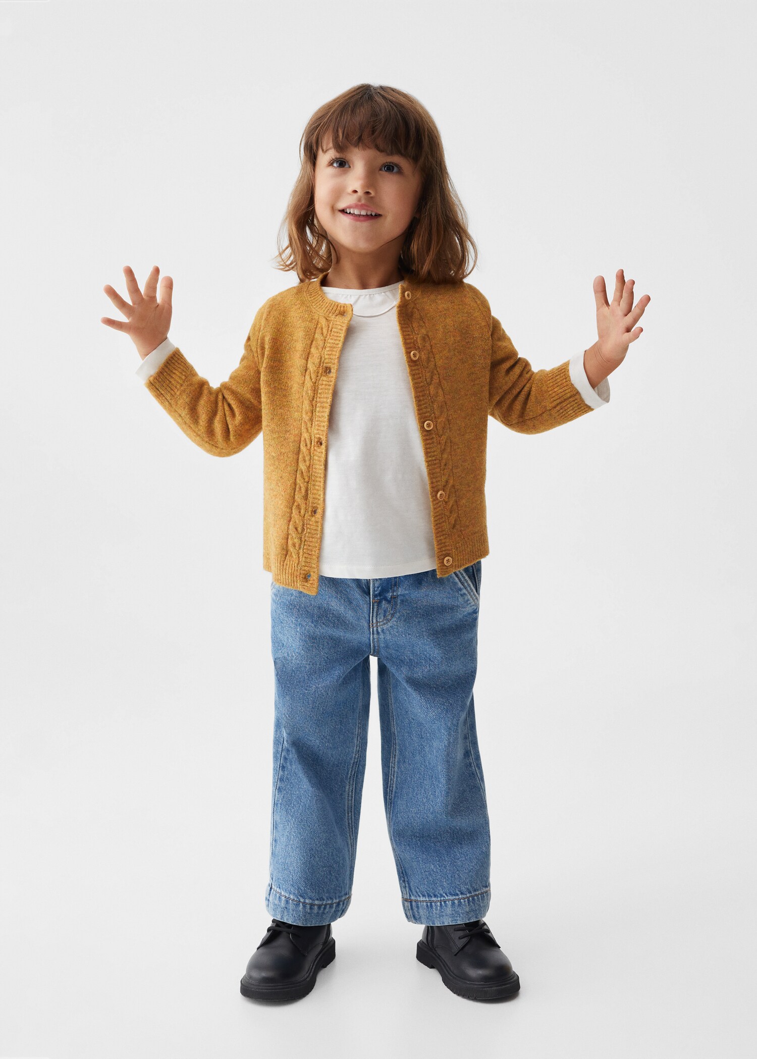 Cardigan punto bottoni - Piano generale