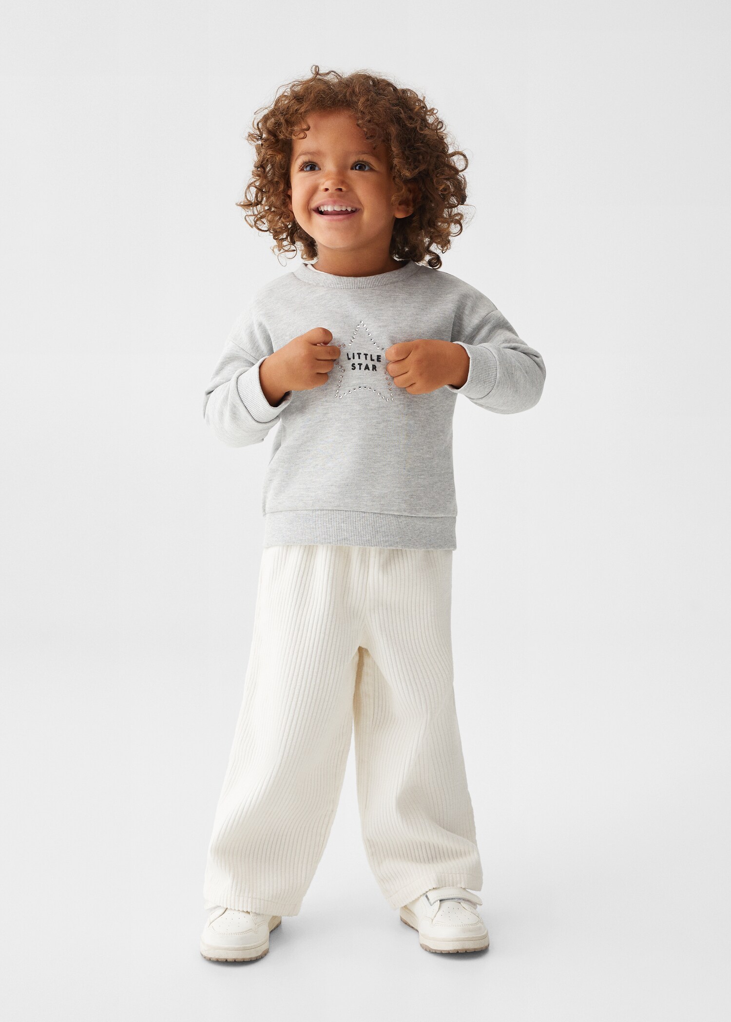 Message cotton sweatshirt - General plane