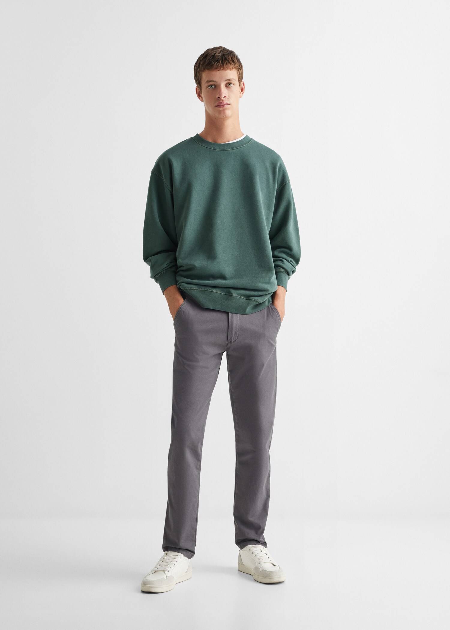 Basic cotton sweater - General plane