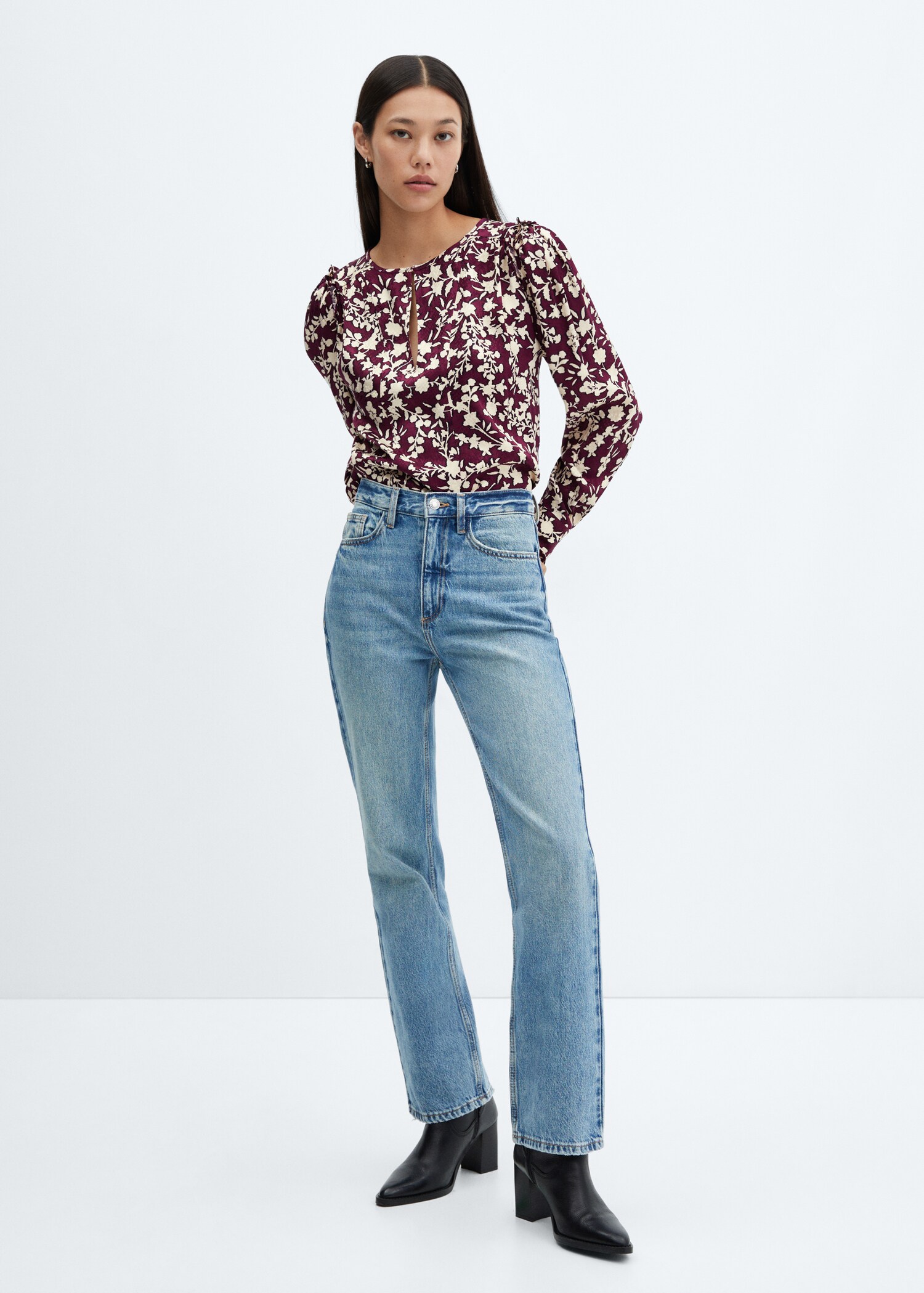 Blusa estampado floral - Plano general