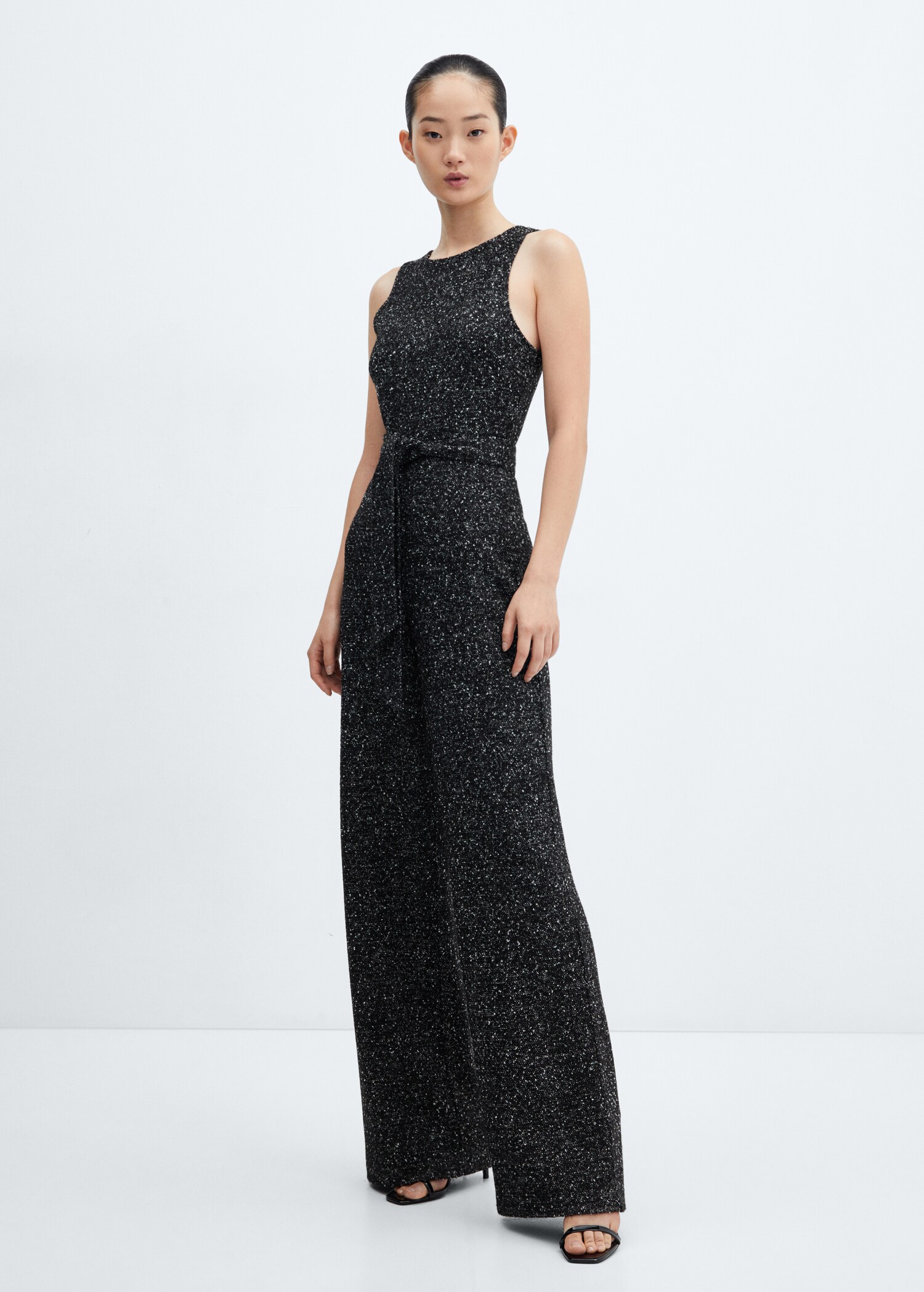 Marbled tweed jumpsuit - General plane