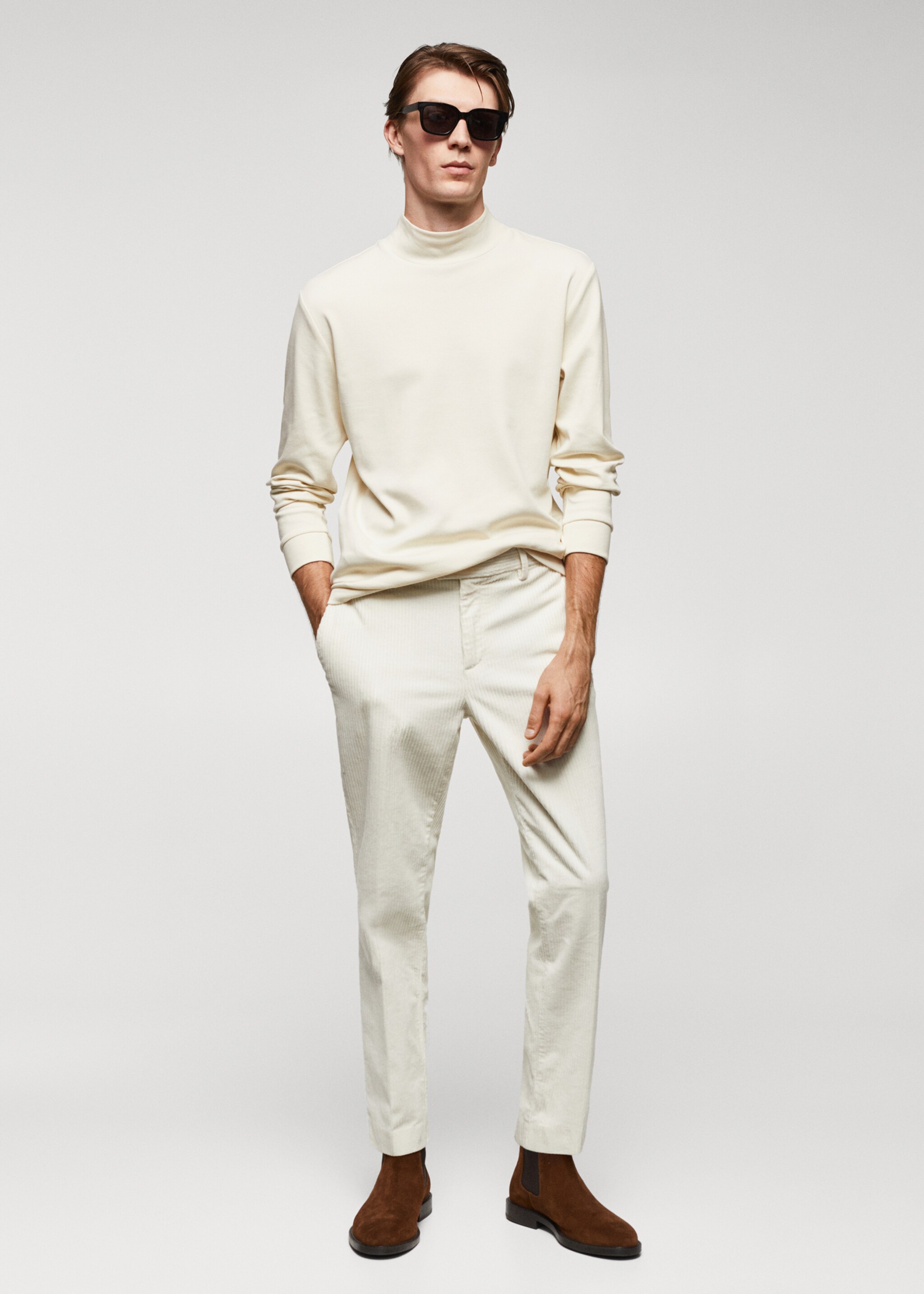 Perkins-neck long-sleeved t-shirt - General plane