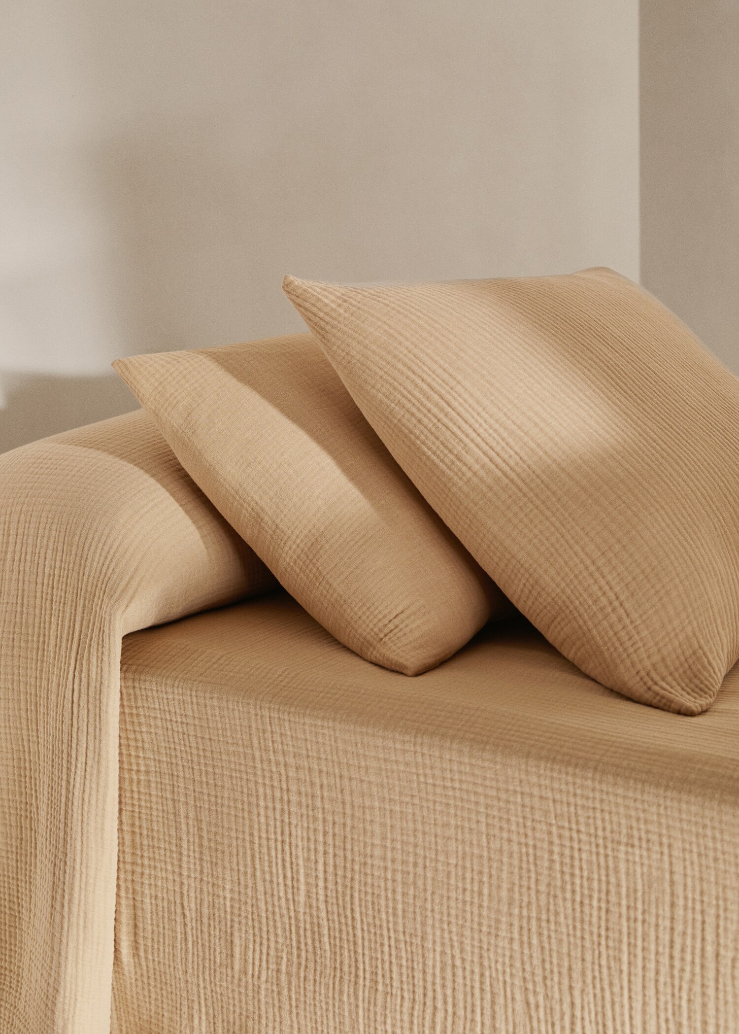 Cotton gauze pillow case 60x60m (Pack of 2) - General plane