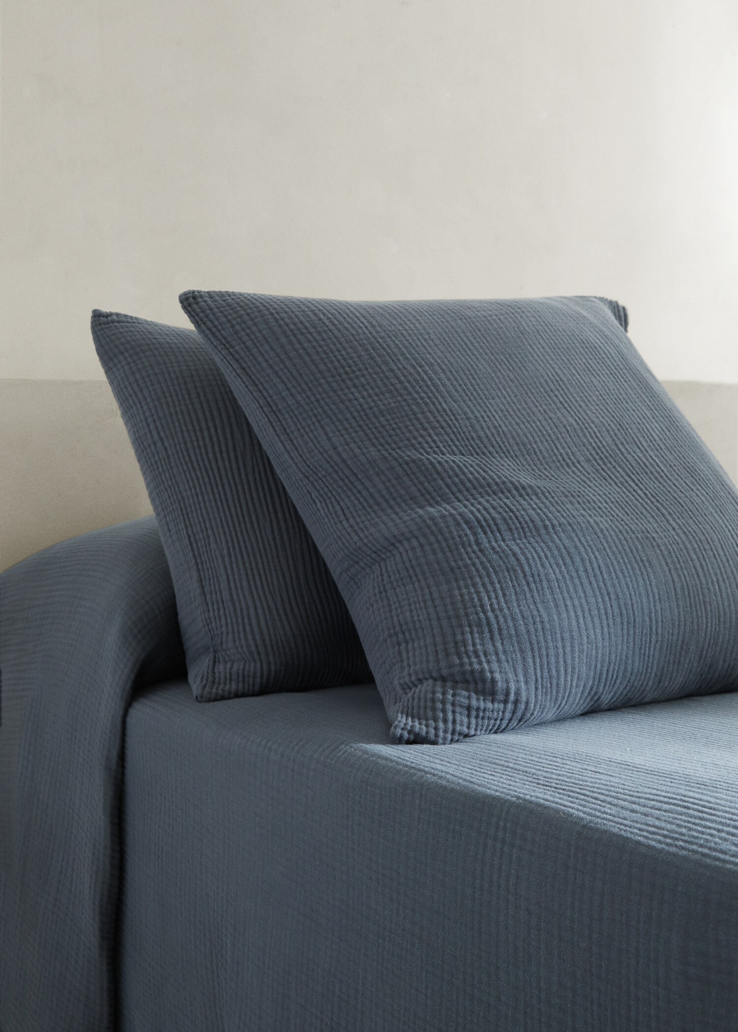 Cotton gauze pillow case 60x60m (Pack of 2) - General plane