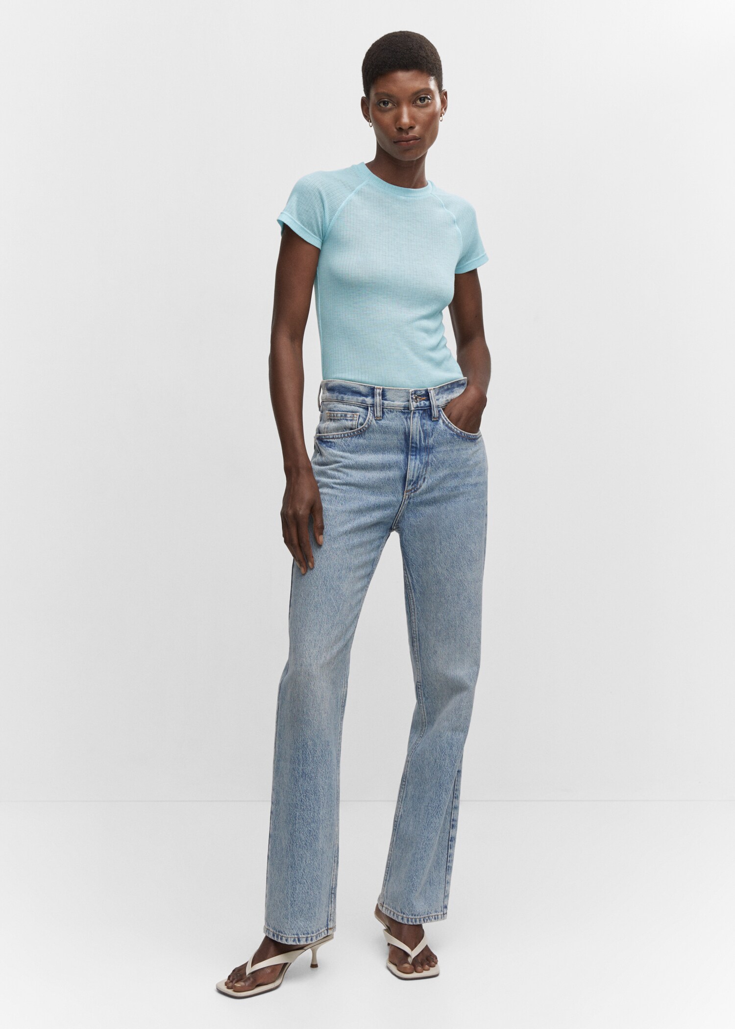 Seam detail T-shirt - General plane