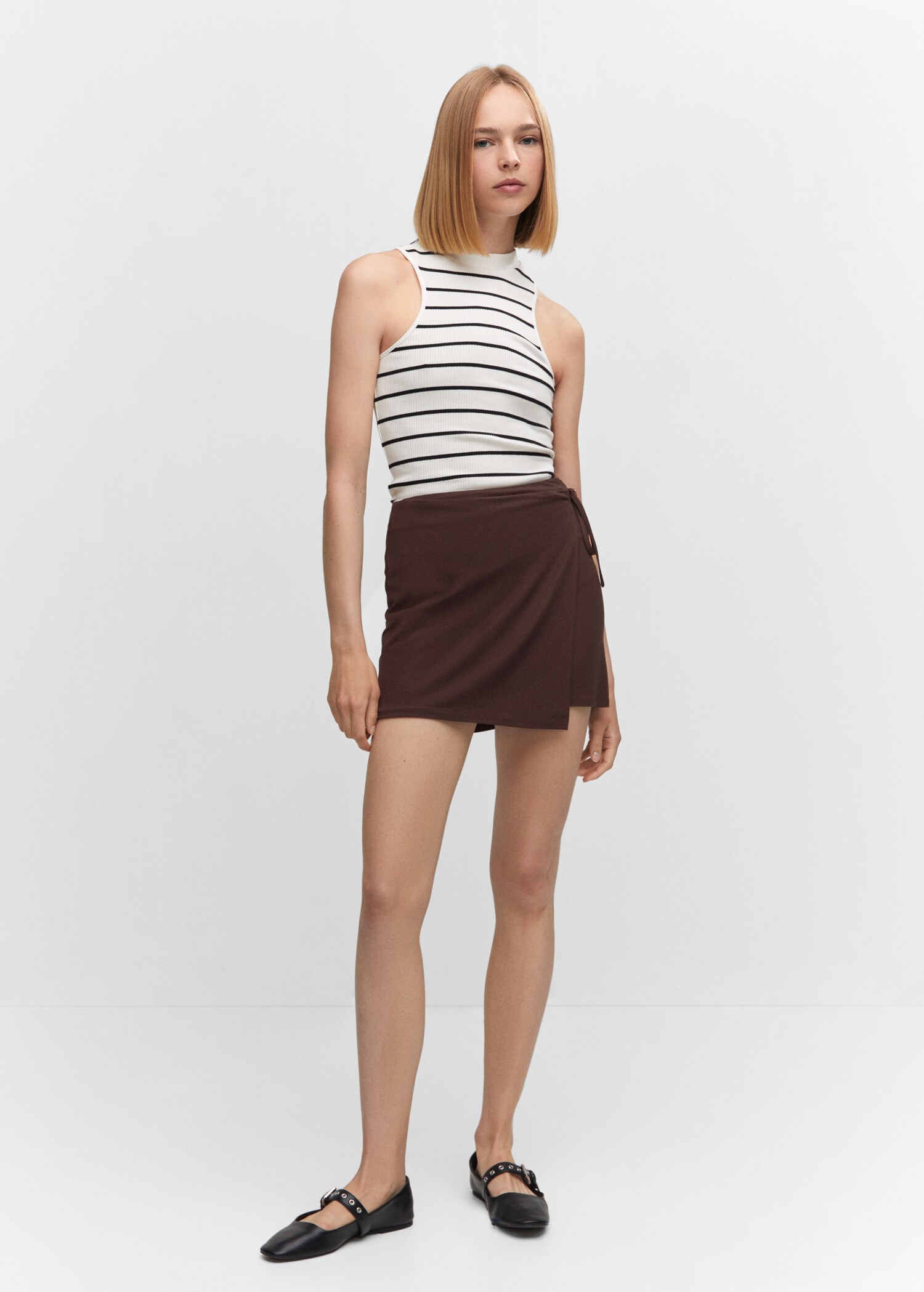 Sarong skirt with bow - General plane