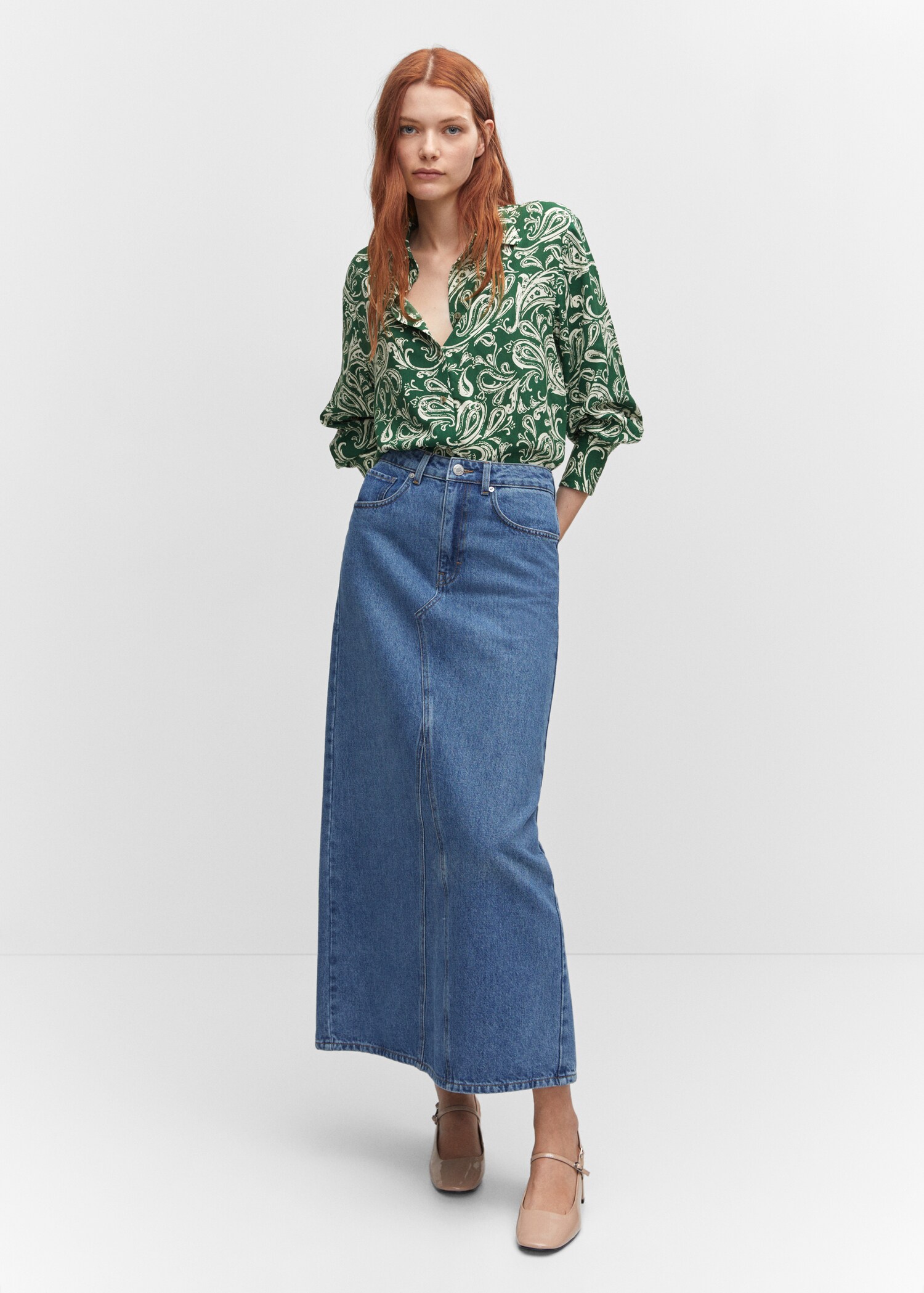 Camicia fluida stampata - Piano generale