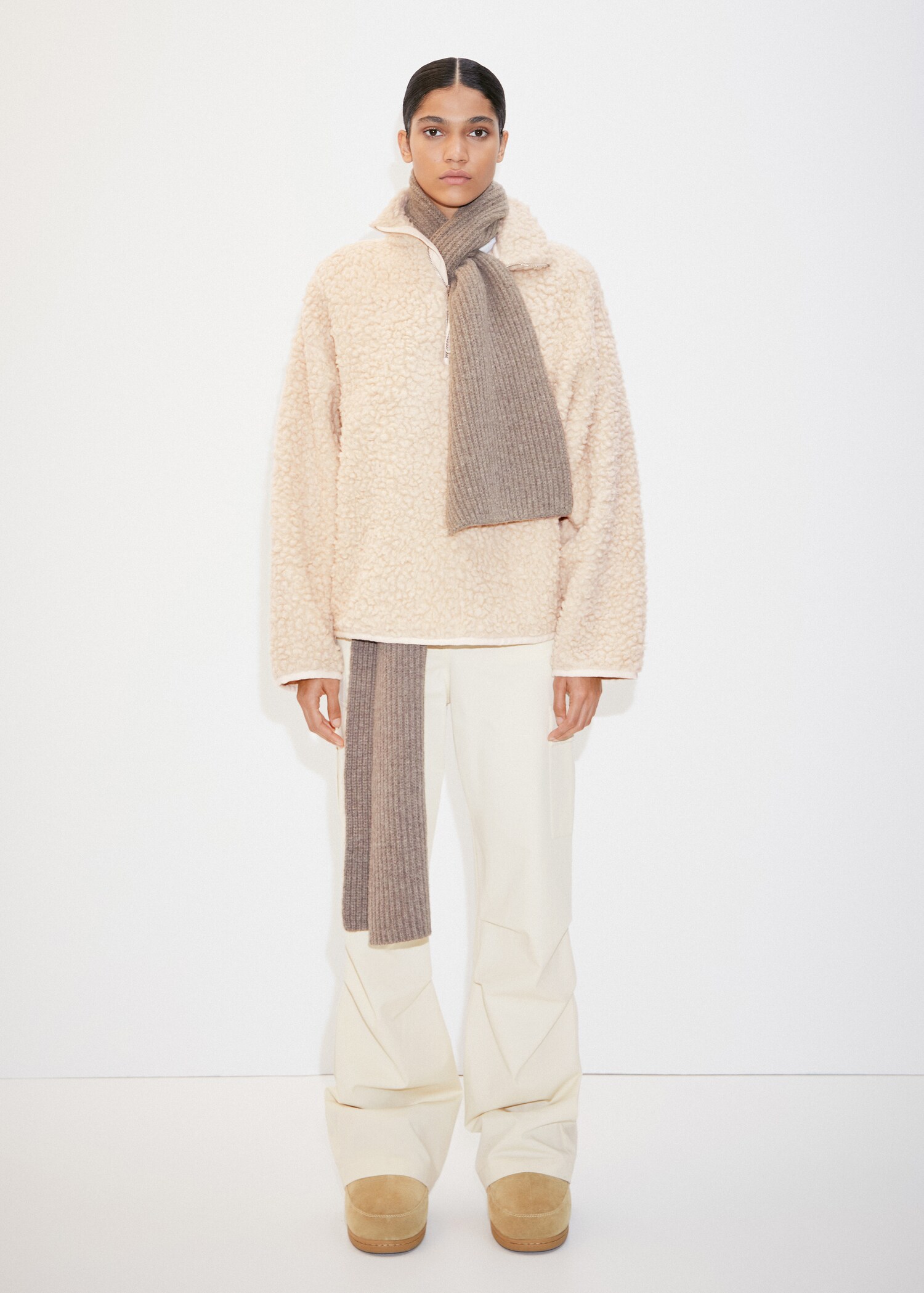 Cotton cargo trousers - General plane