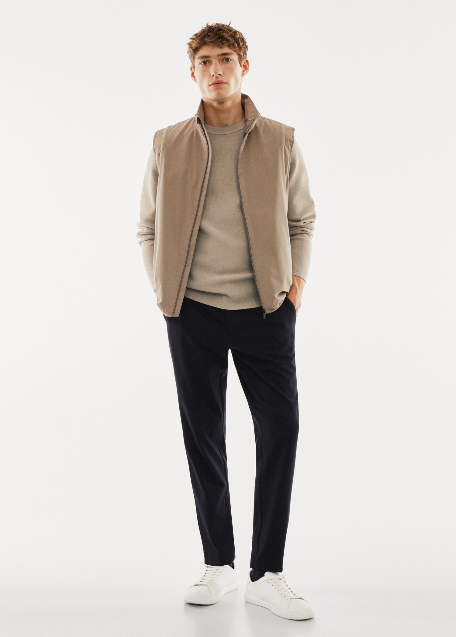 Thermoregulating fine-knit sweater - General plane