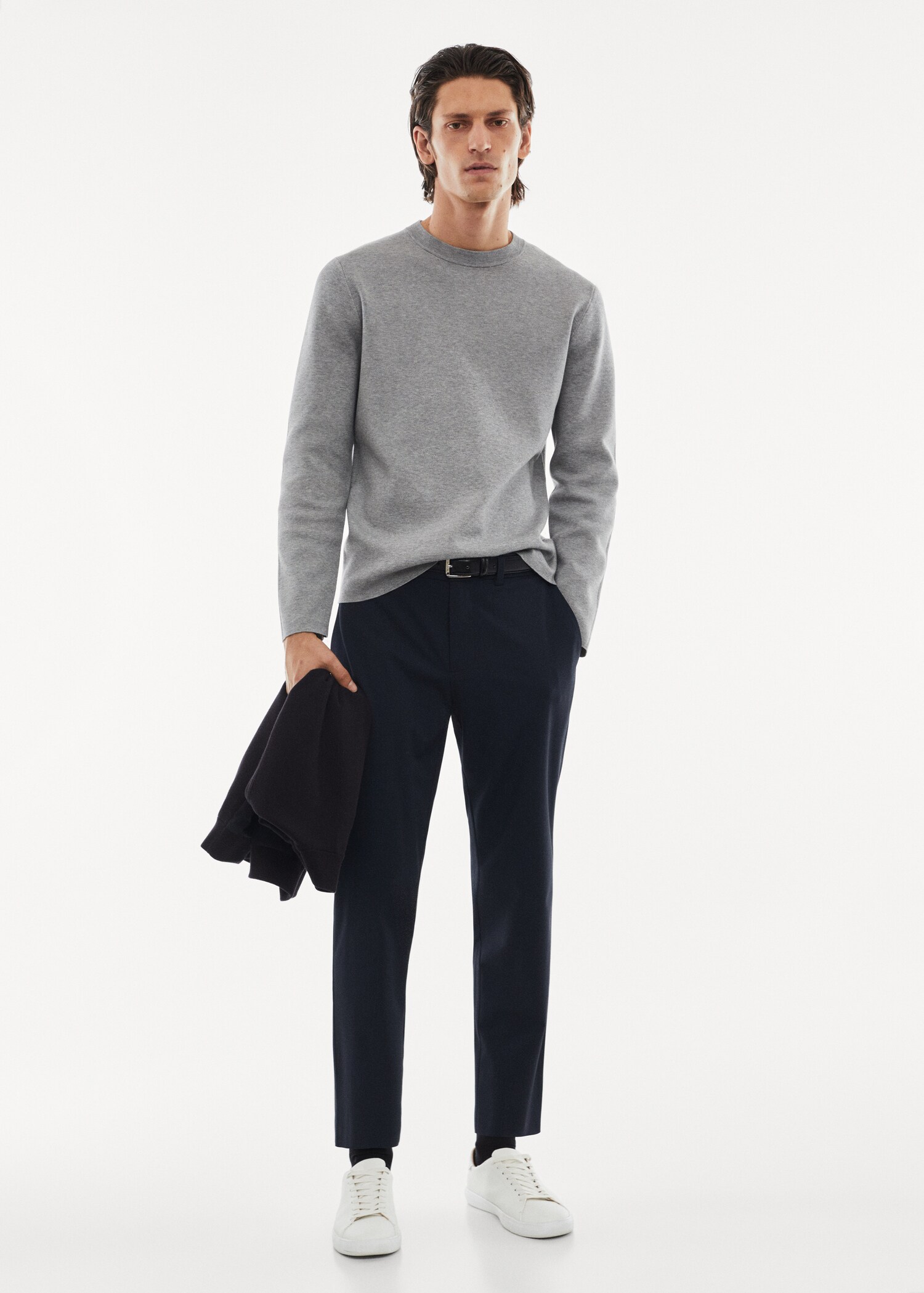 Thermoregulating fine-knit sweater - General plane