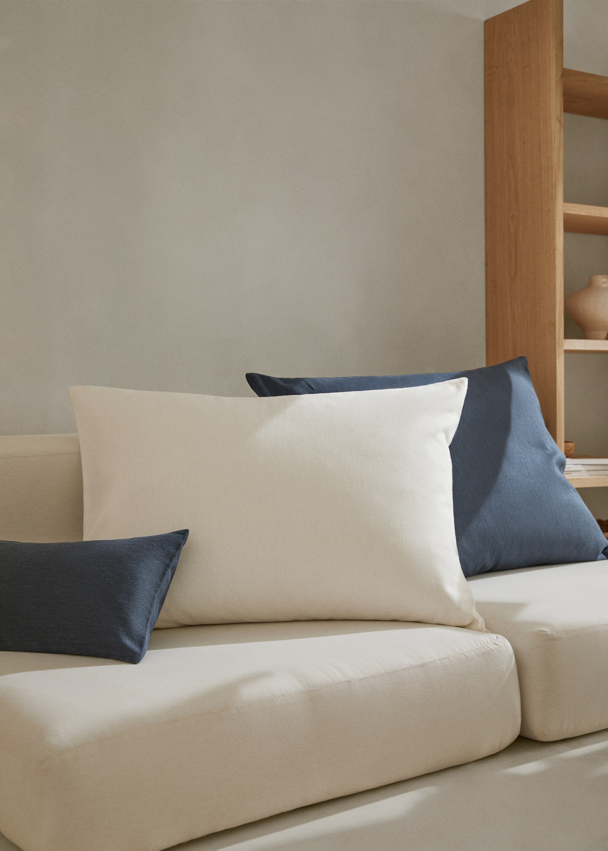 100% cotton cushion case 70x90cm - General plane