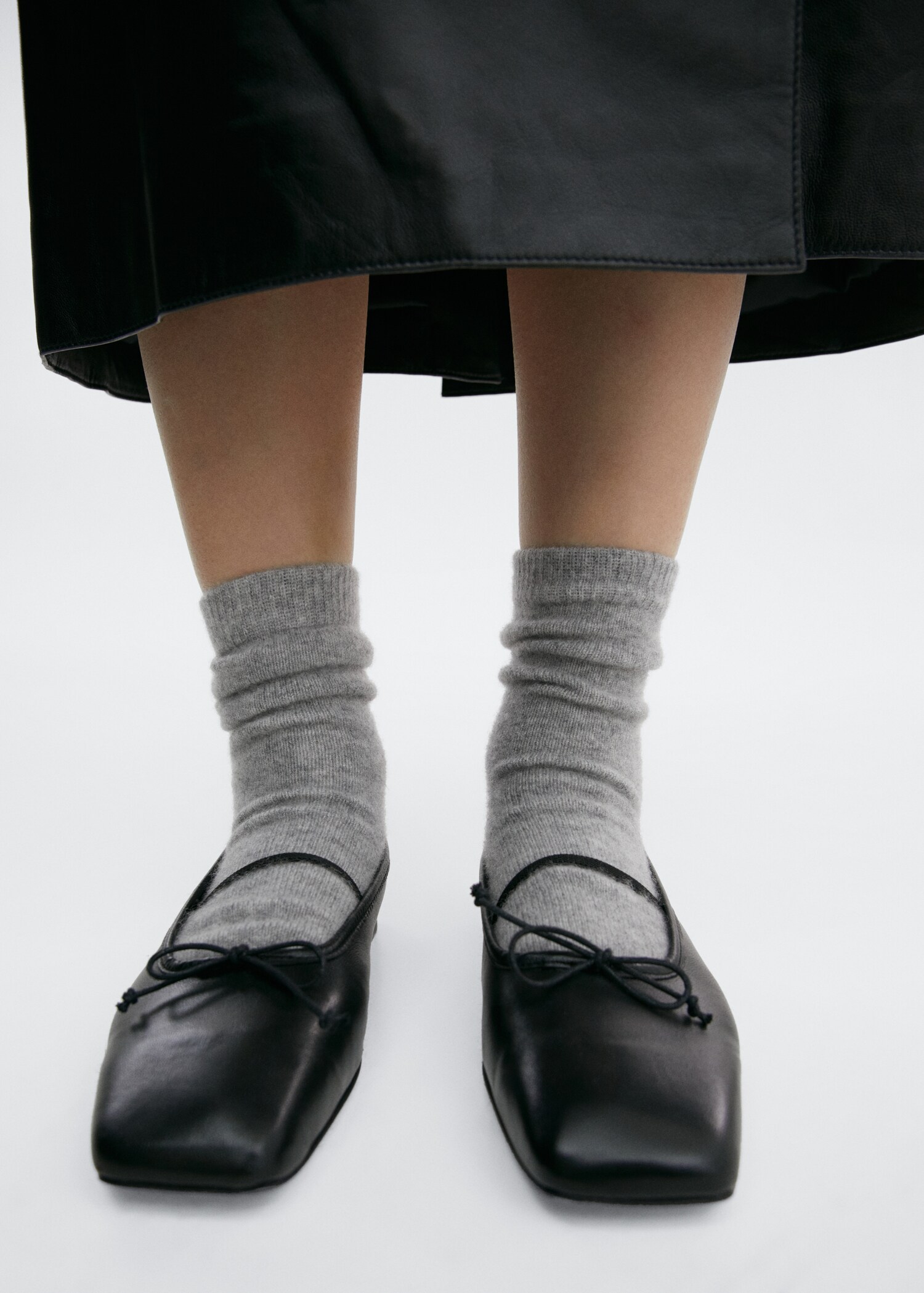 Cashmere knitted socks - General plane