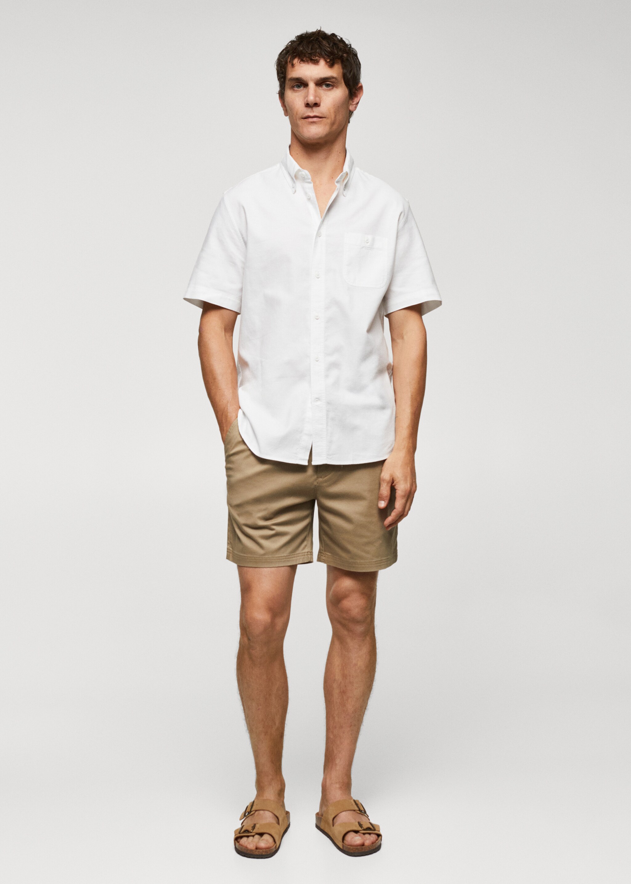 Regular-fit 100% cotton shirt - General plane