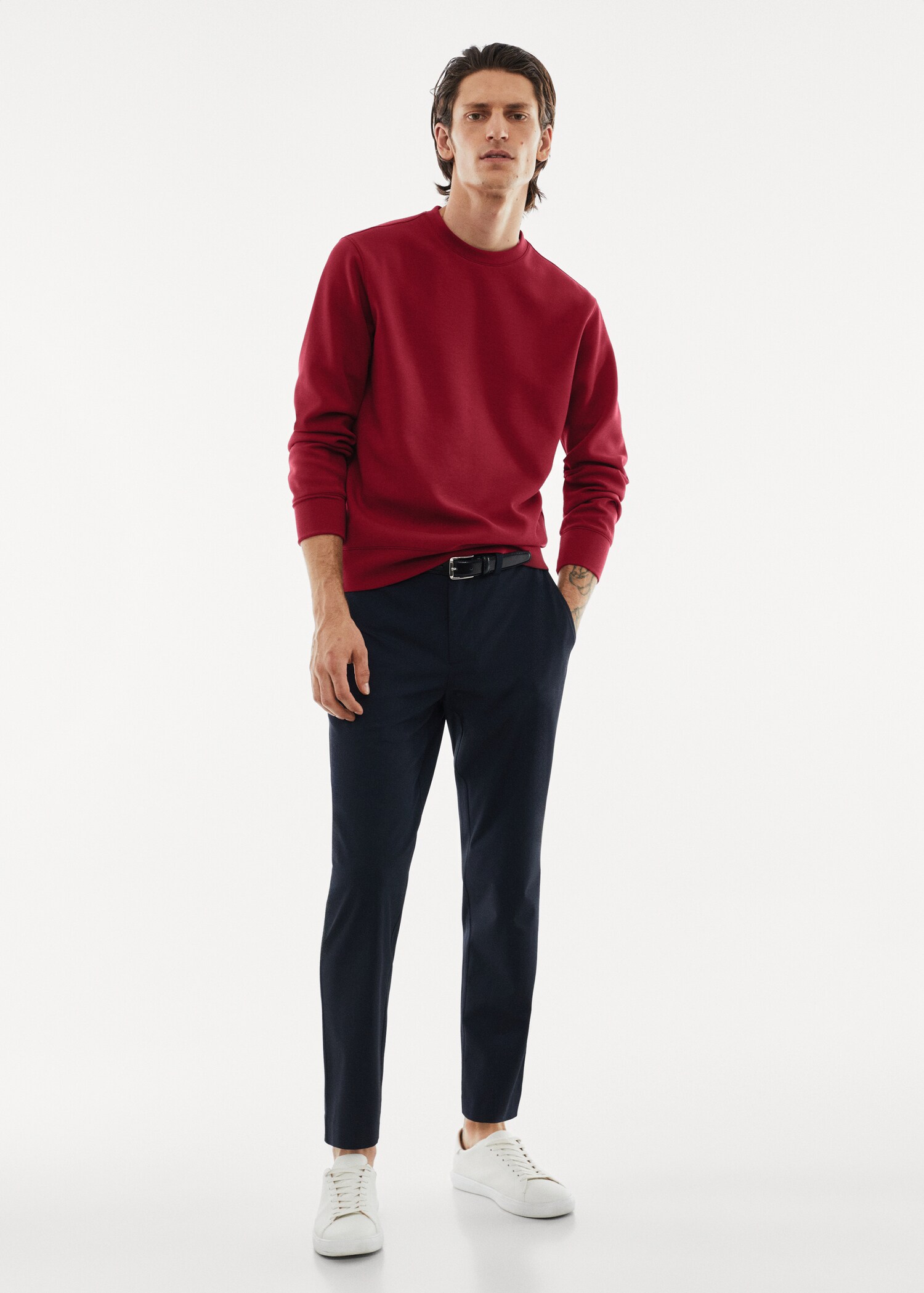 Breathable recycled fabric sweatshirt - General plane