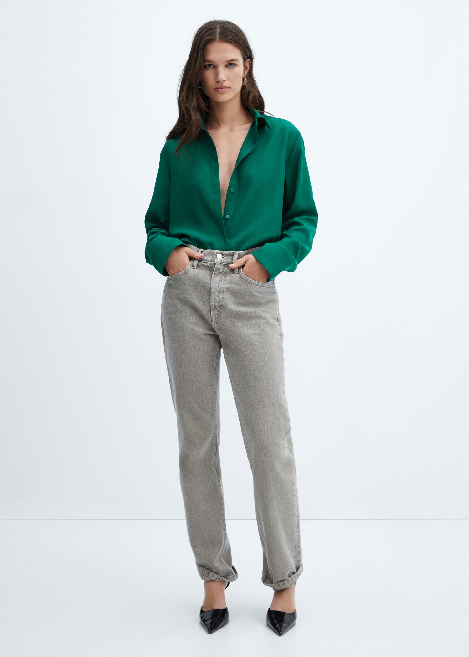 Camisa 100% lyocell - Pla general