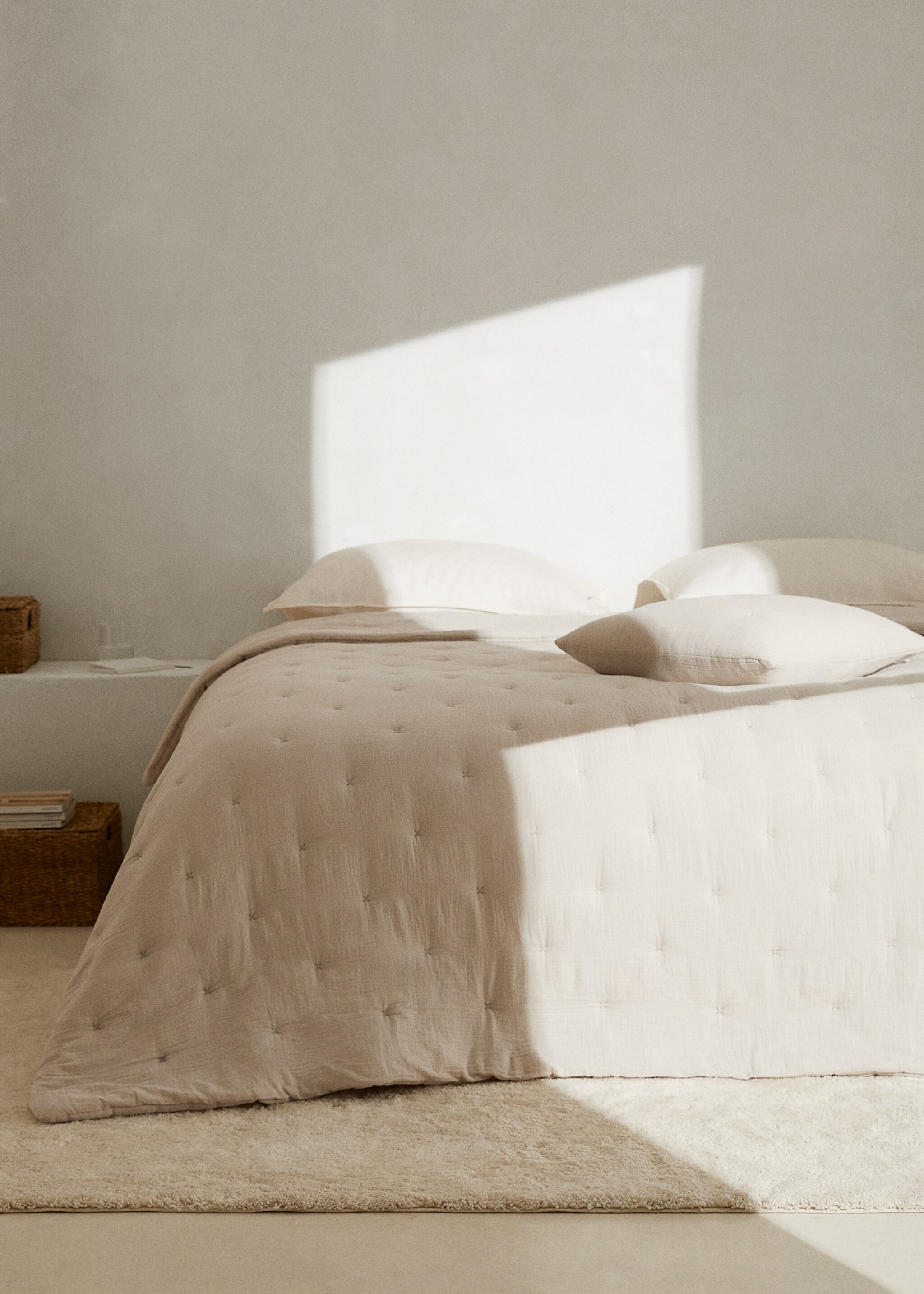 100% cotton duvet - General plane
