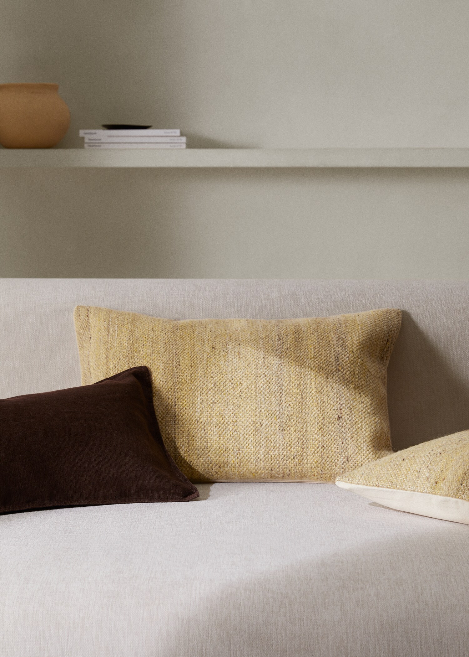 Wool mixed cushion cover 40x60cm - General plane