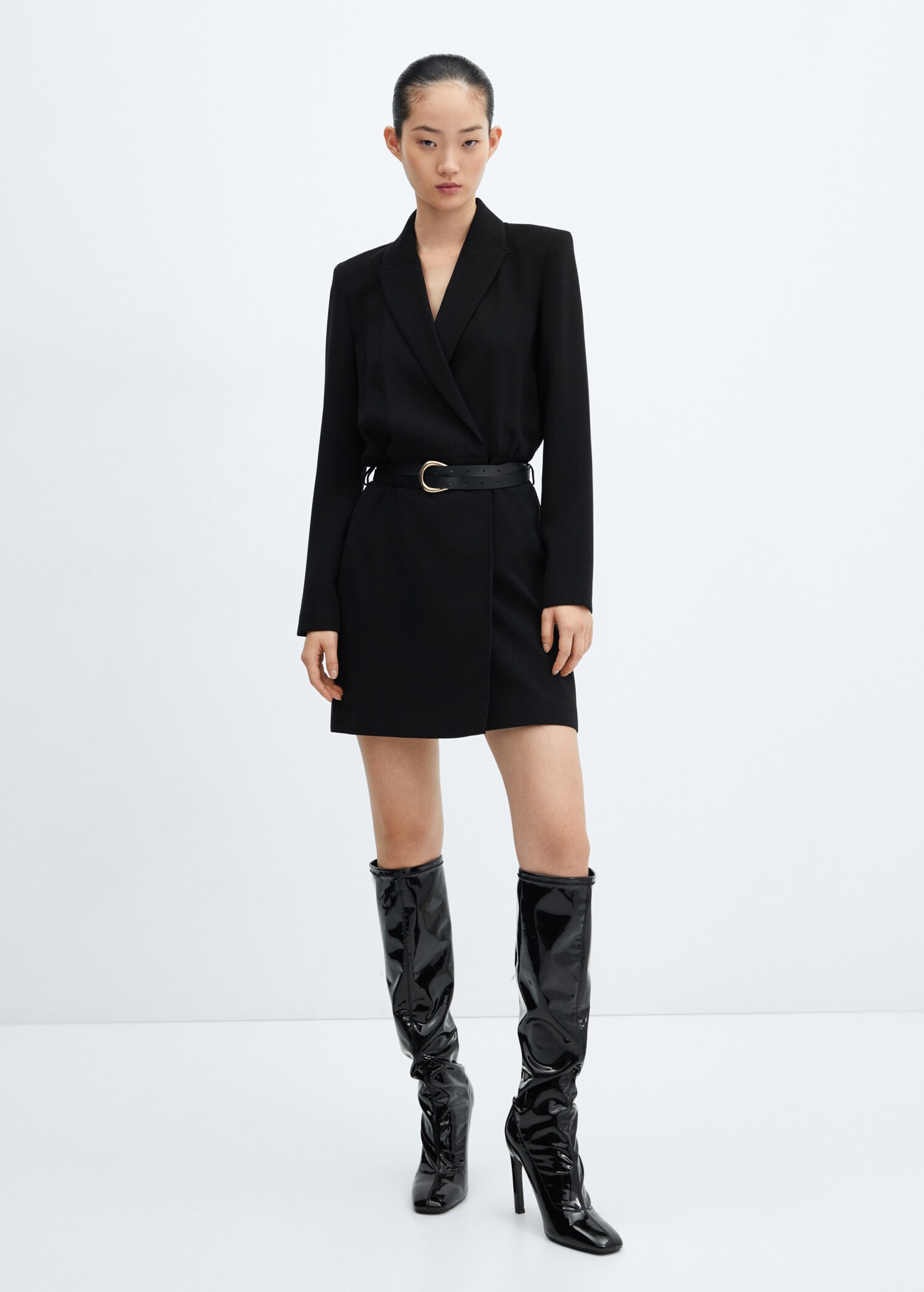 Wickelkleid mit Gürtel - Allgemeine Ansicht
