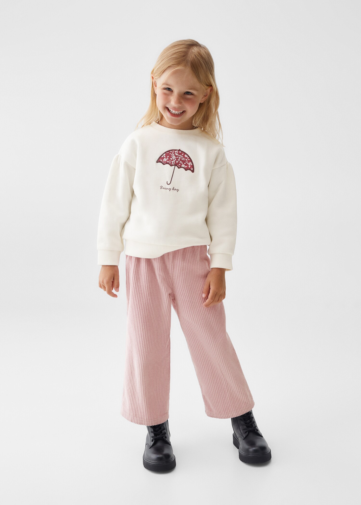 Sudadera dibujo estampado - Plano general