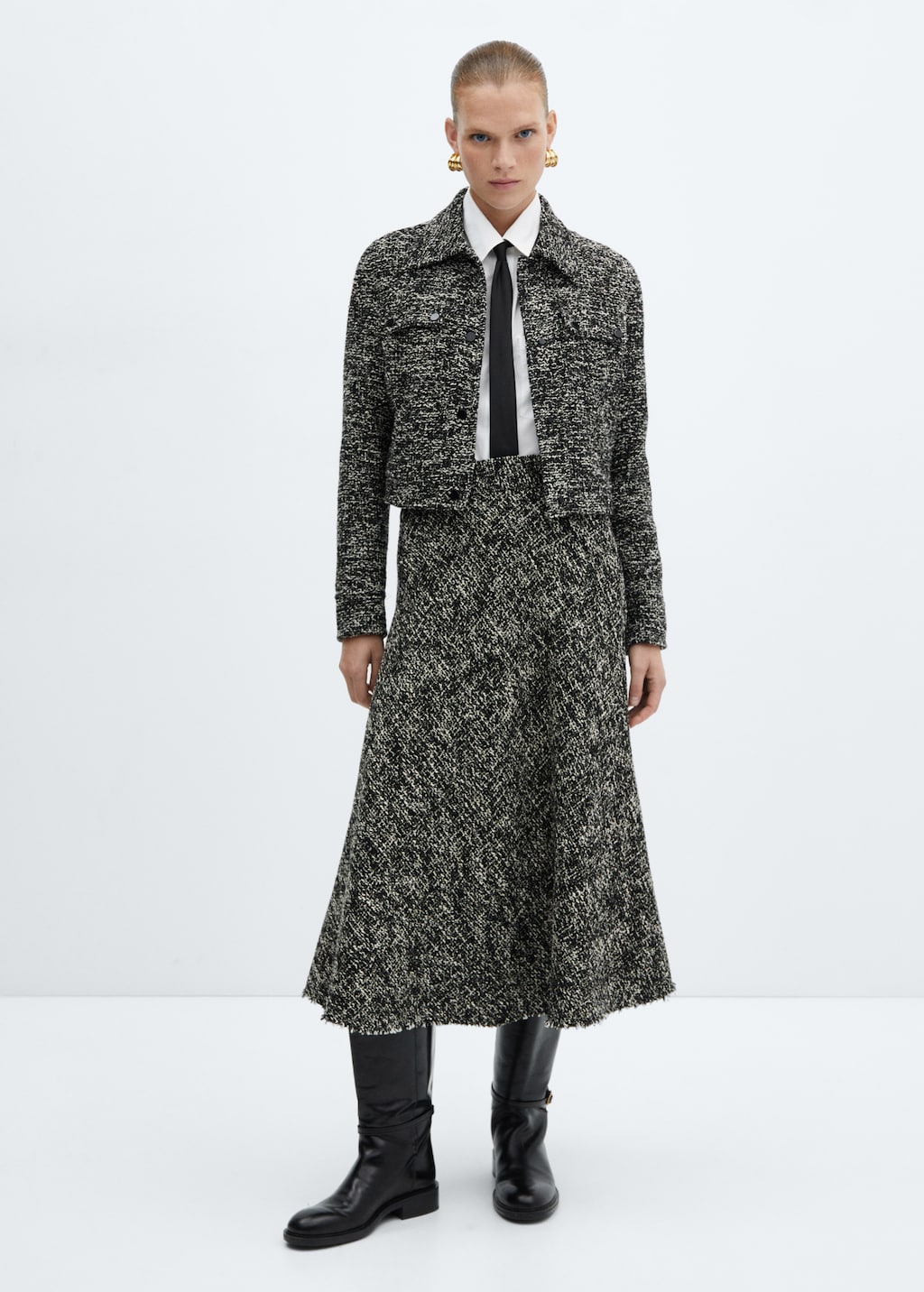 Jupe en tweed sale