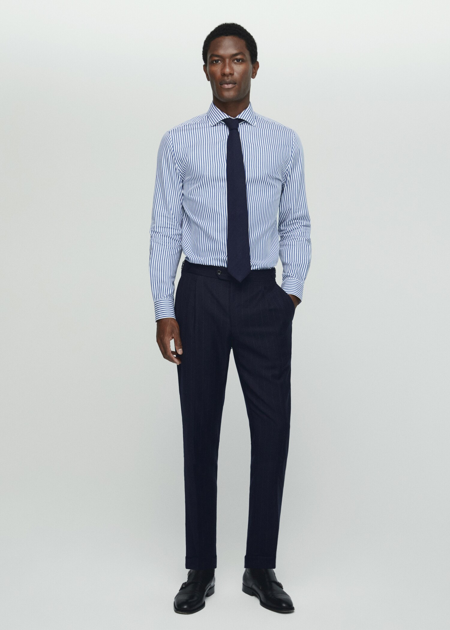 Virgin wool suit trousers - General plane