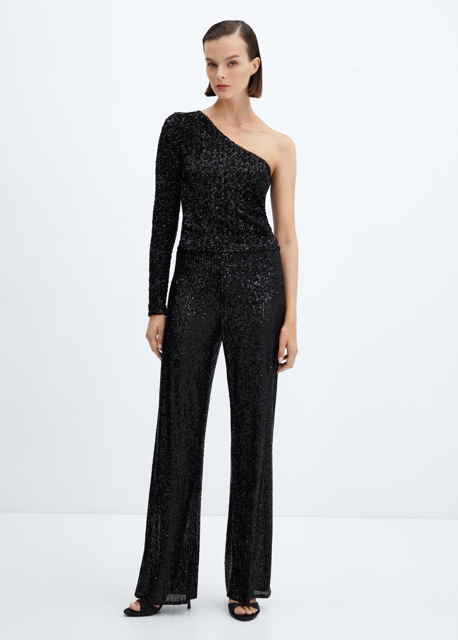 Top asymétrique sequins - Plan général