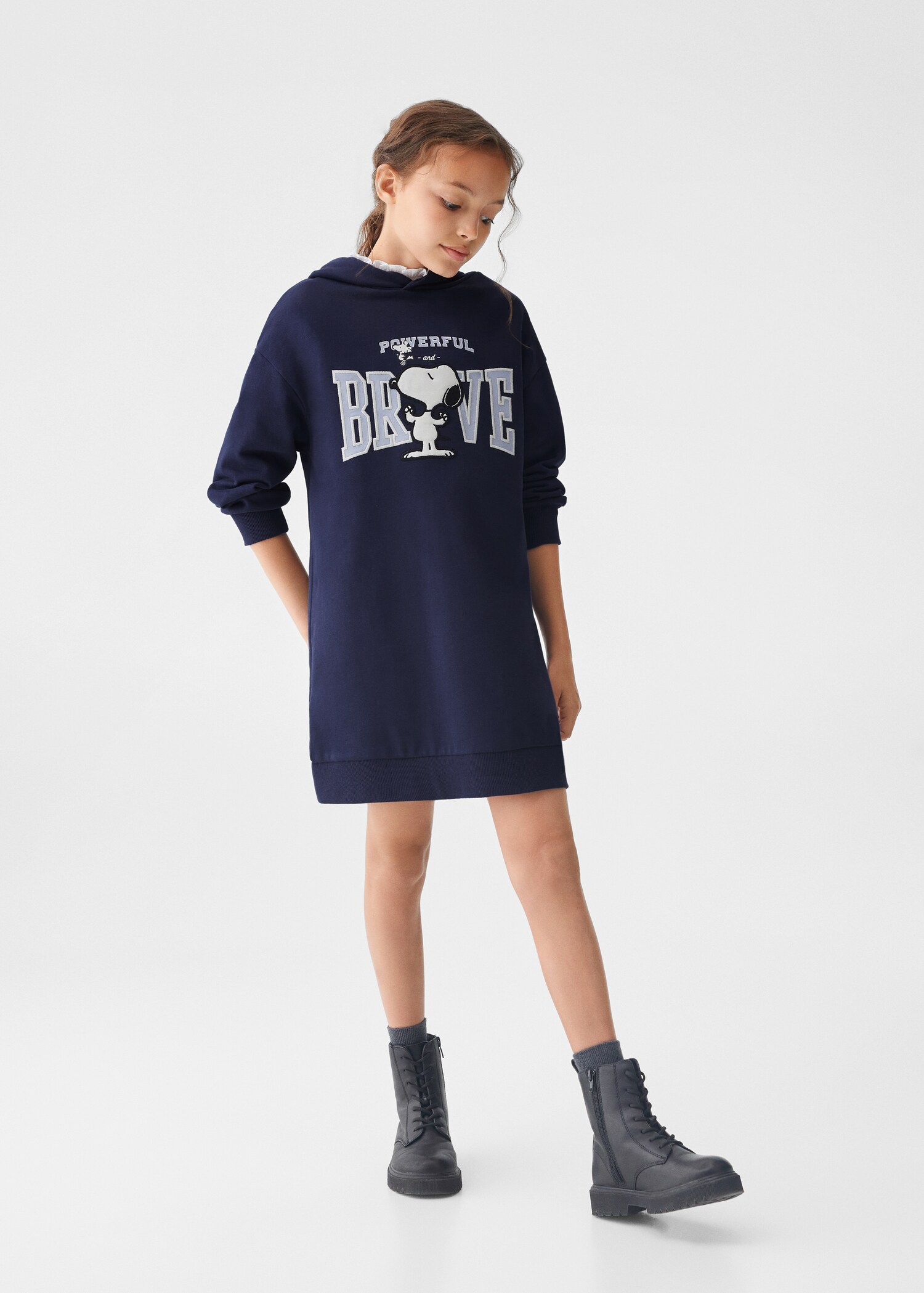 Vestido sudadera Snoopy - Plano general
