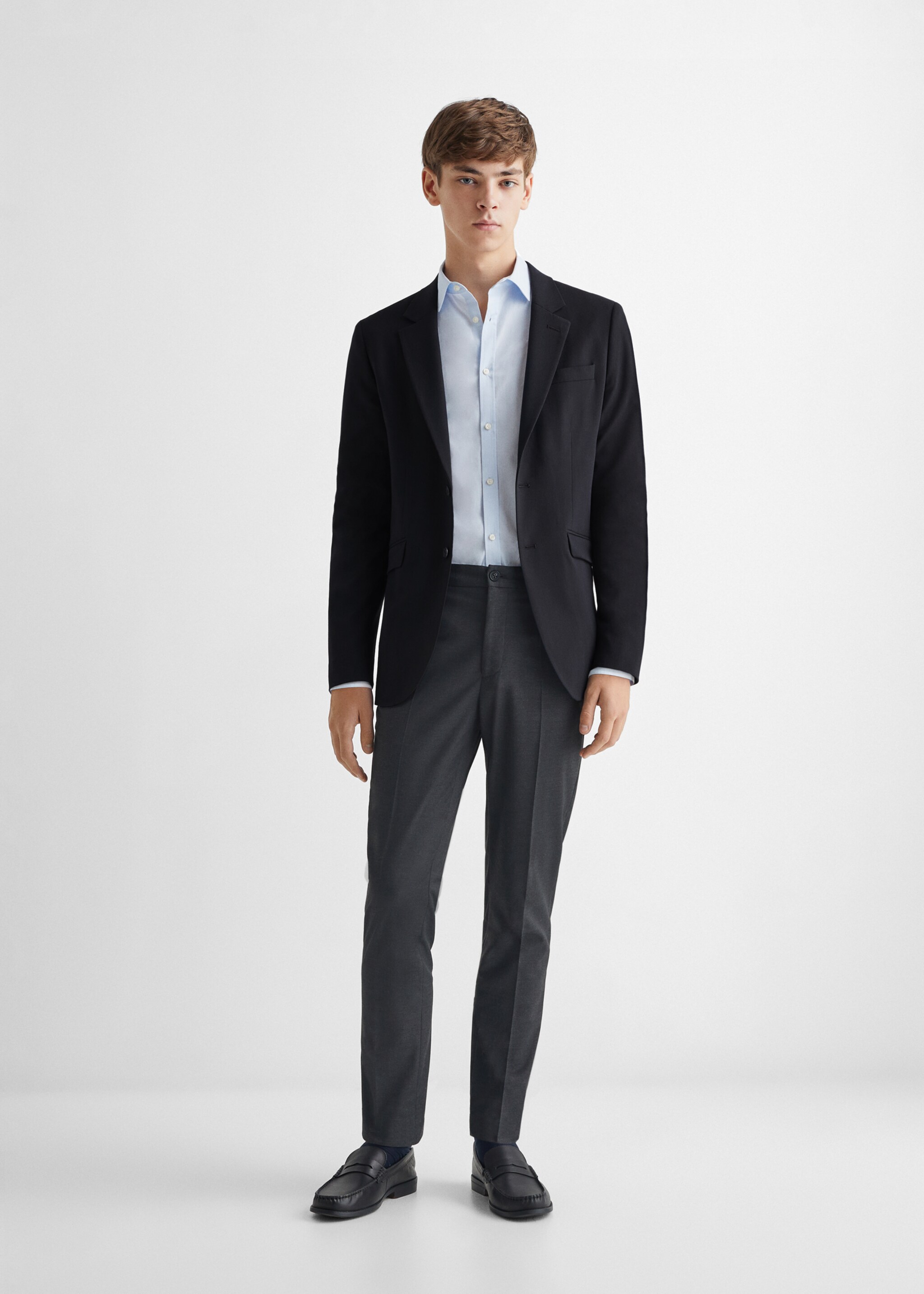 Giacca completo regular fit texture - Piano generale