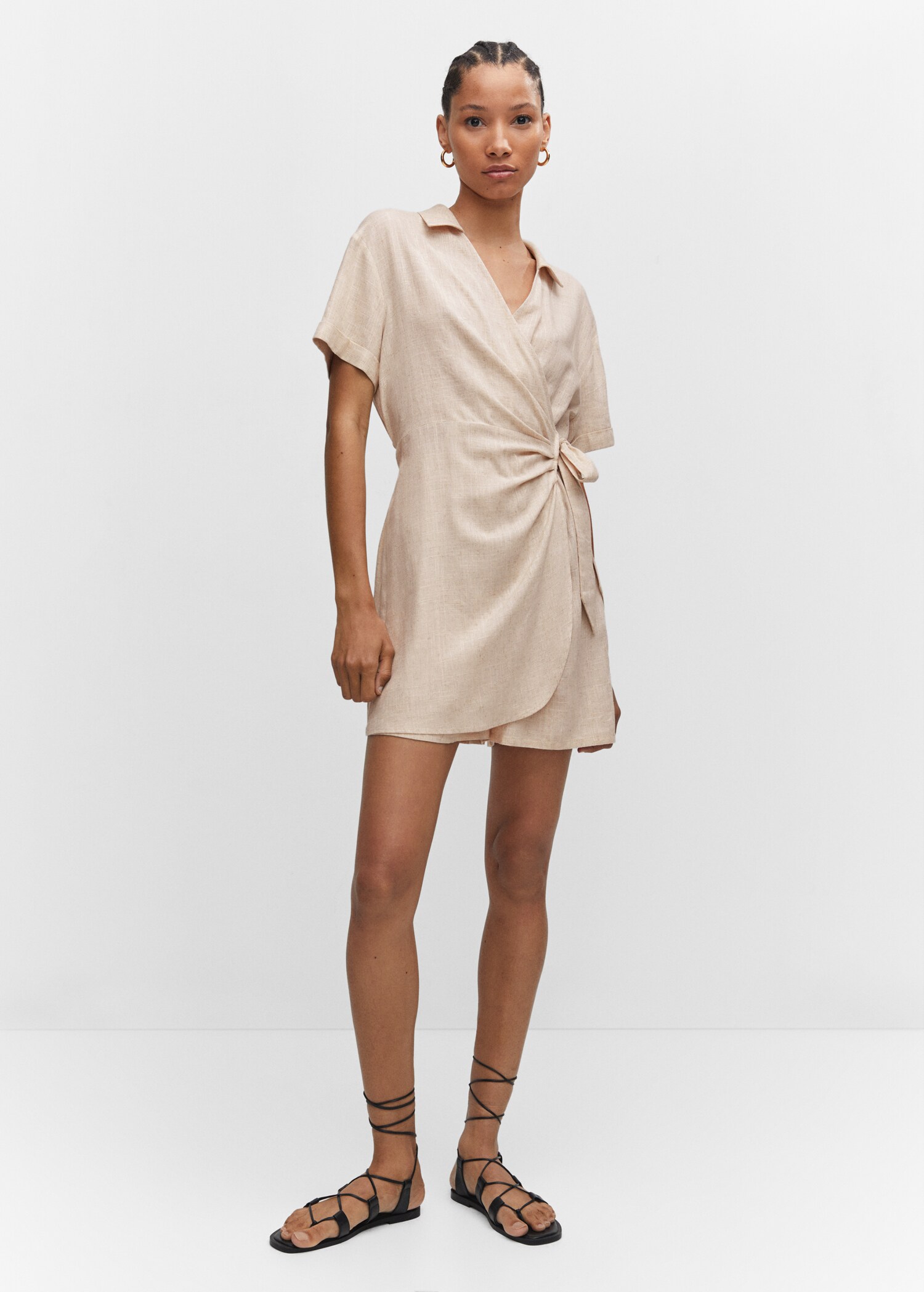 Bow wrap jumpsuit - General plane