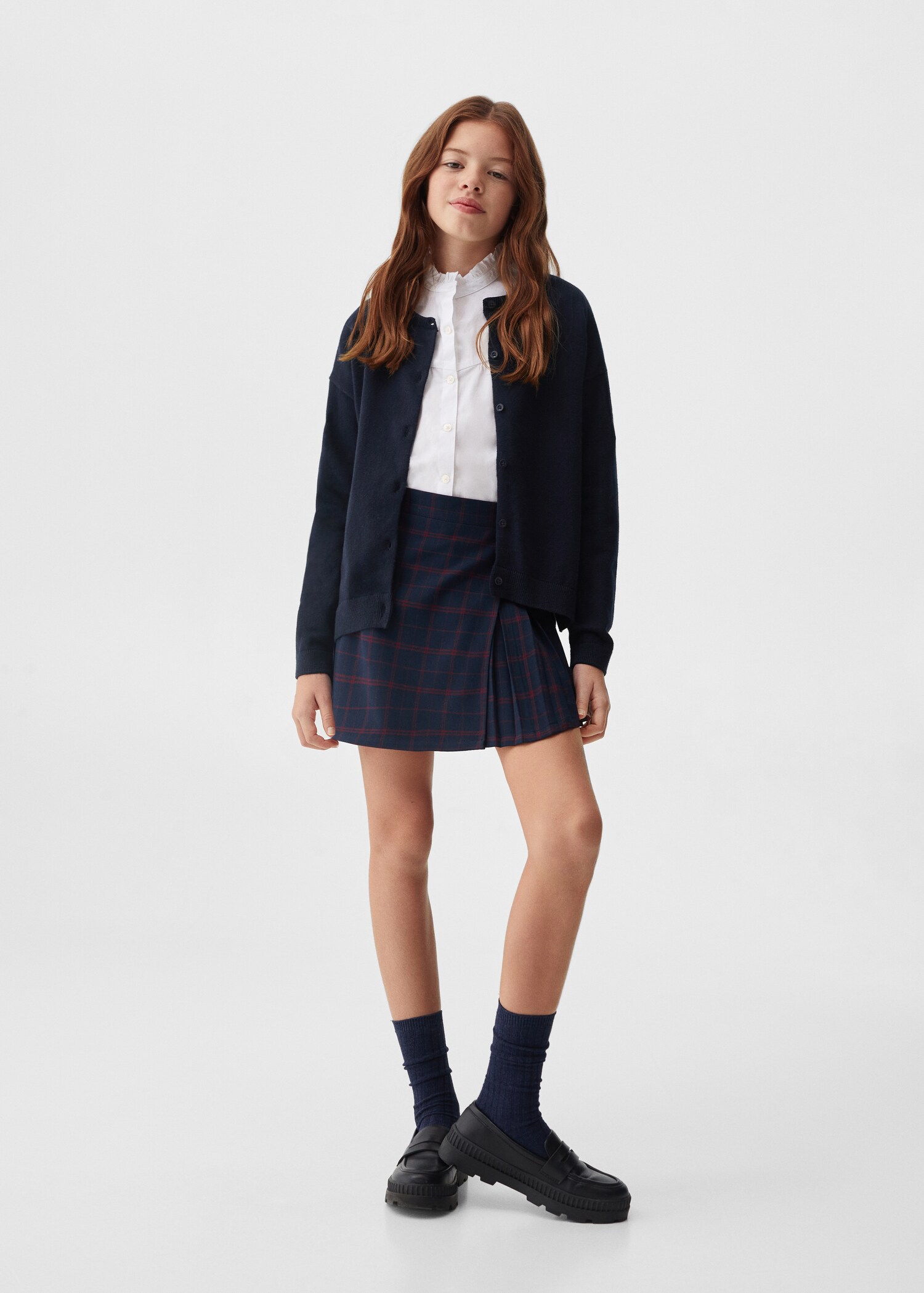 Cotton-blend cardigan - General plane