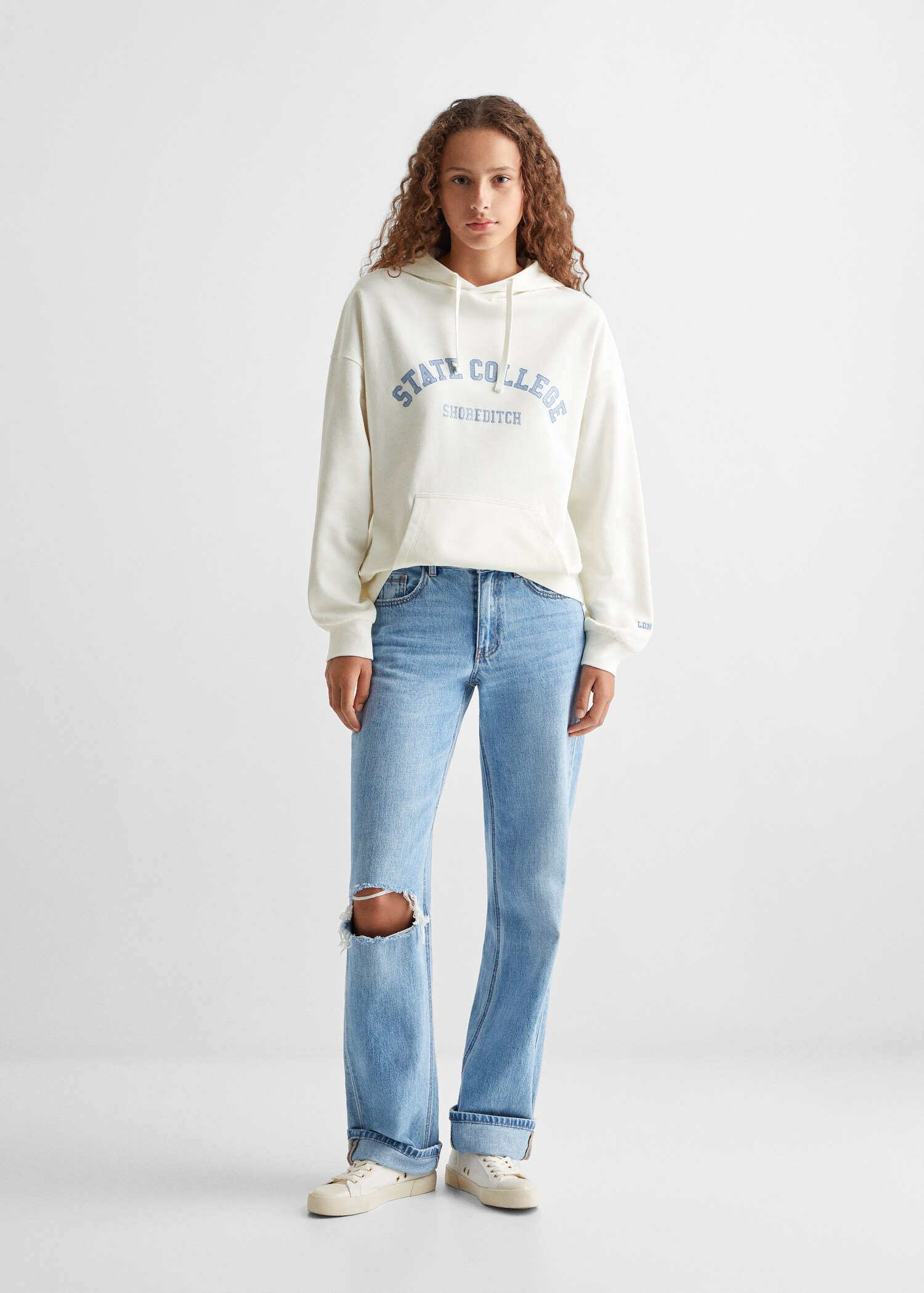 Message cotton sweatshirt - General plane